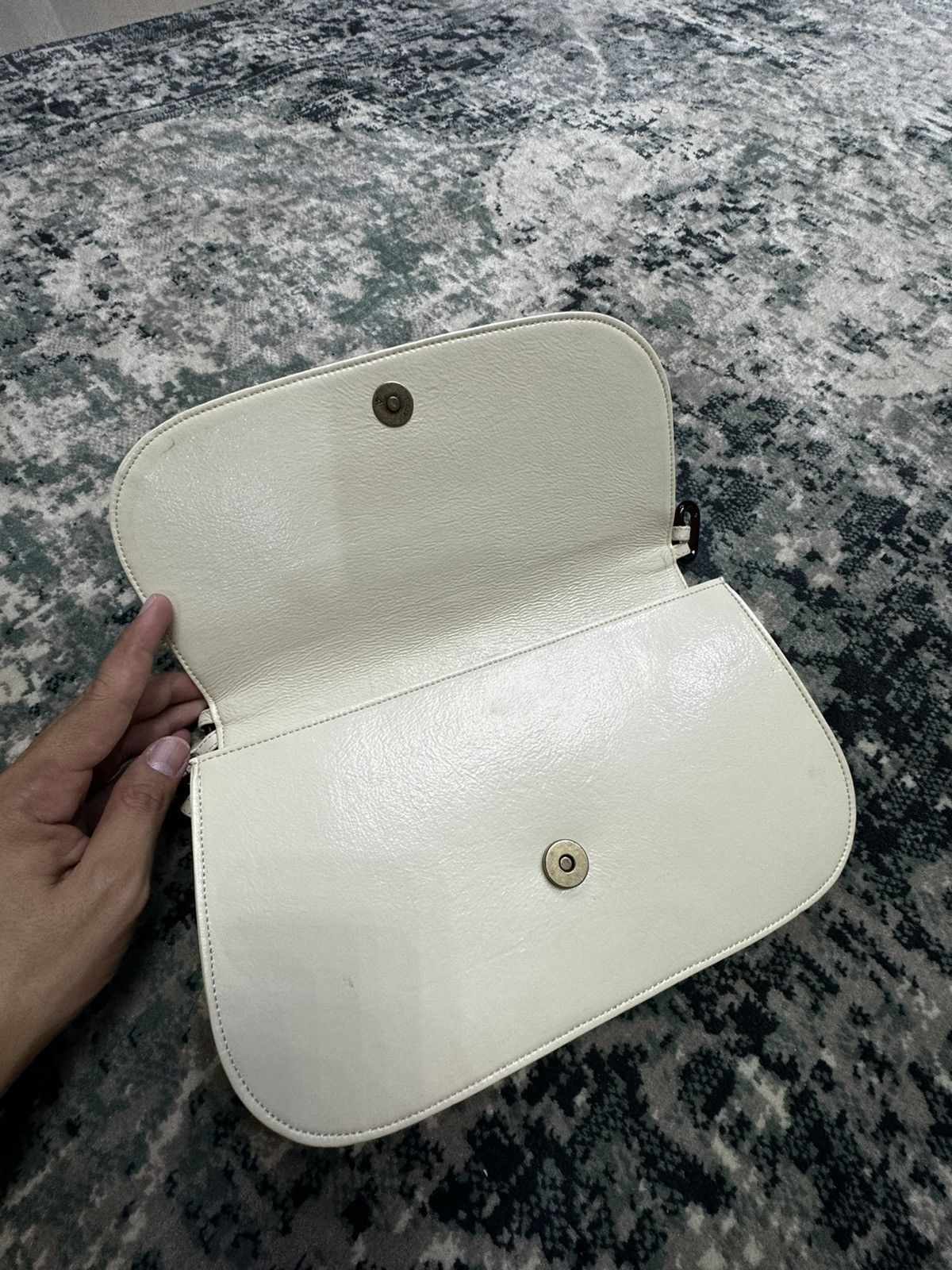 Japanese Brand × Tsumori Chisato × Vintage TSUMORI CHISATO LEATHER BAG BY ISSEY MIYAKE SLING BAG Size ONE SIZE - 4 Thumbnail