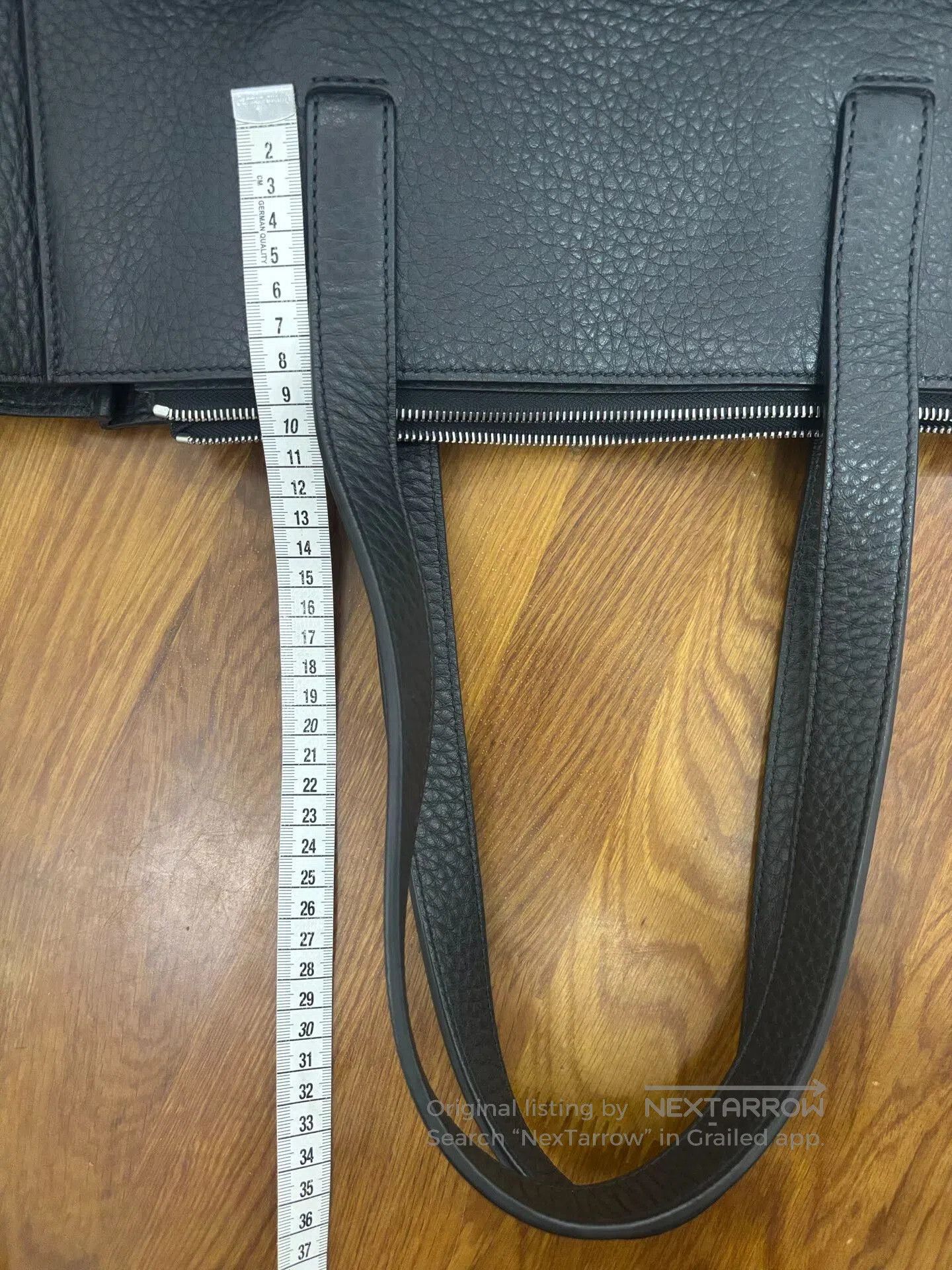 giorgio armani men's leather tote bag.