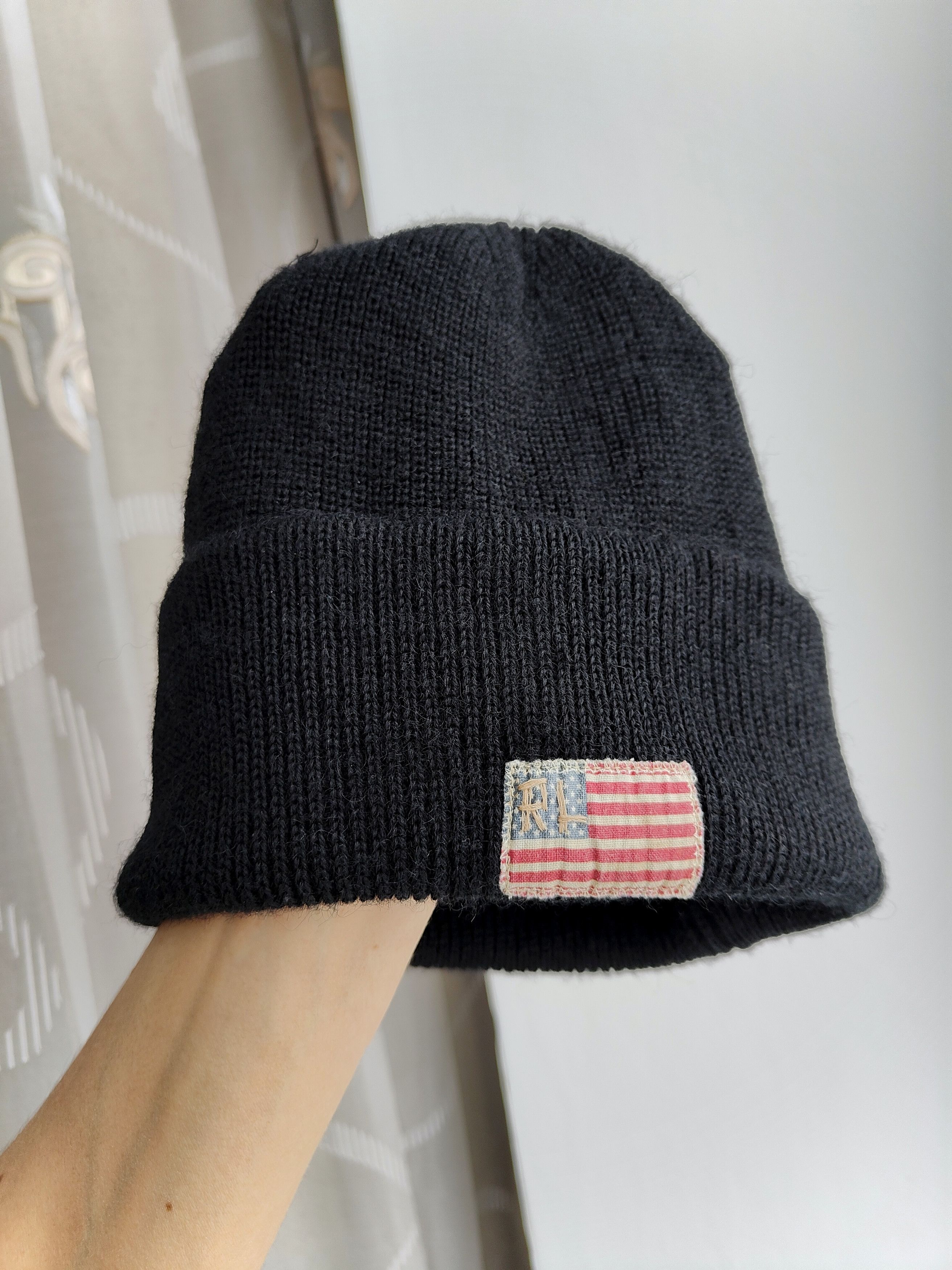 Ralph Lauren Vintage Polo Ralph Lauren Wool Beanie Hat Polo Jeans RL USA Size ONE SIZE - 12 Thumbnail