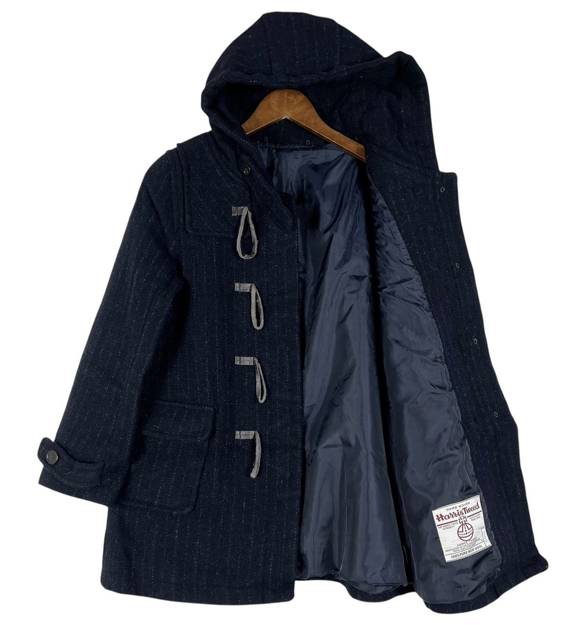 Harris Tweed Vintage Harris Tweed Wool Duffle Coat Size M / US 6-8 / IT 42-44 - 2 Thumbnail