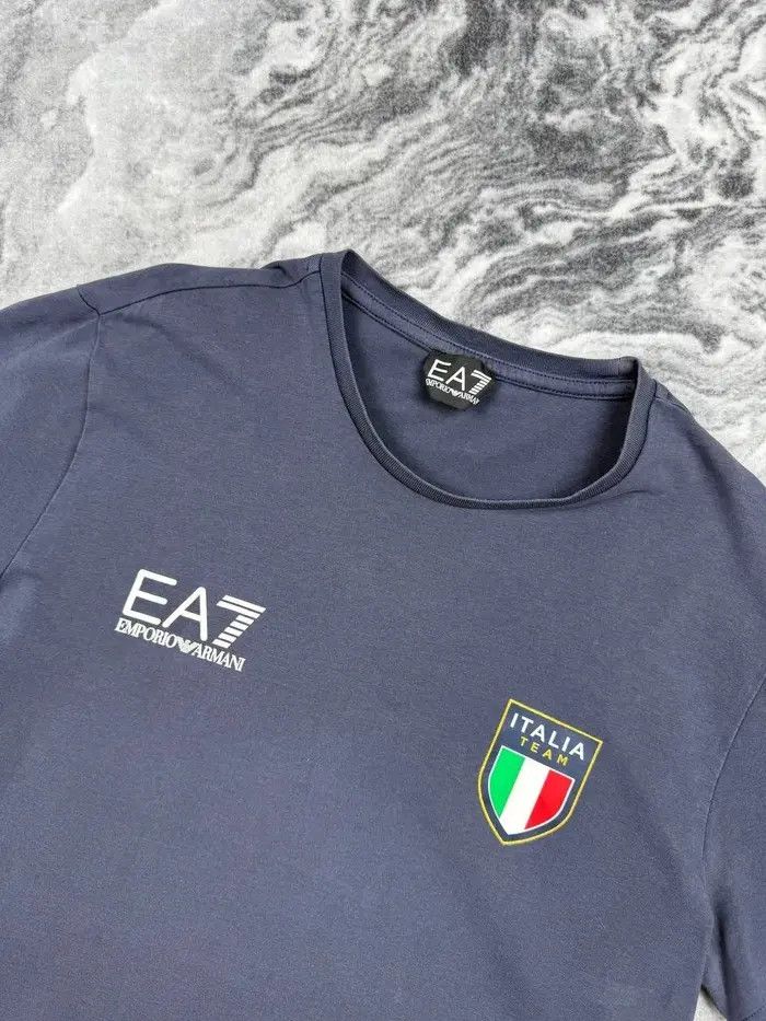 Emporio Armani EA7 Emporio Armani Italy Team T-Shirt Big Logo Size US M / EU 48-50 / 2 - 5 Thumbnail