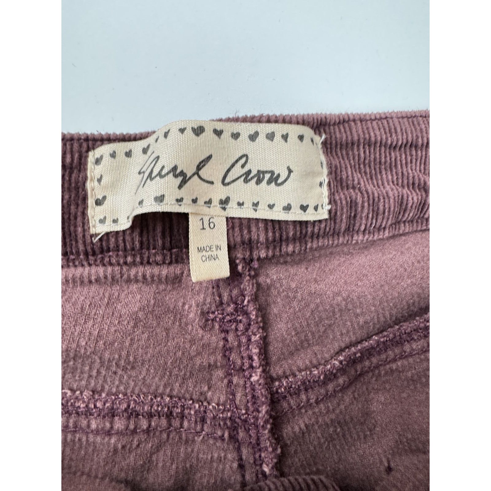 Other Boho Sheryl Crow Corduroy Jeans Floral Festival Gypsy 16 Size 38" / US 16 / IT 52 - 5 Thumbnail