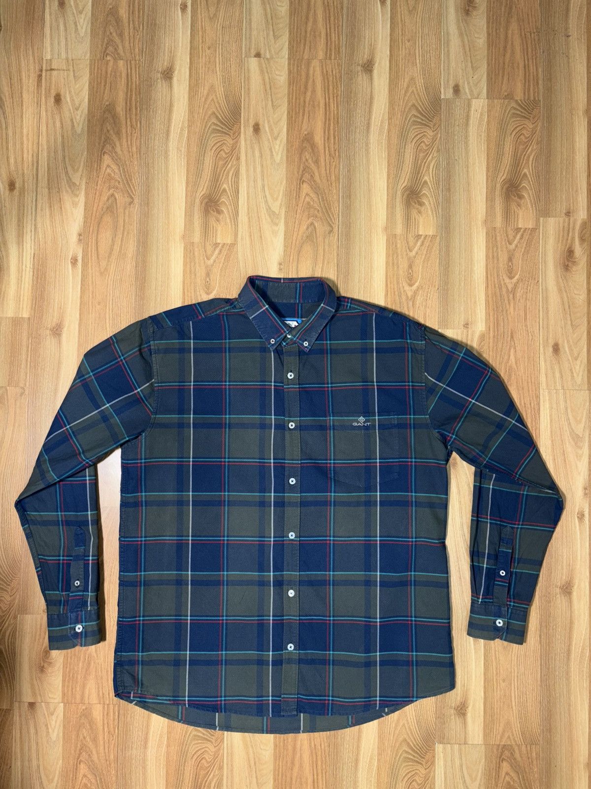Gant Luke Edward Hall x Gant special edition plaid buttonup shirt Size US M / EU 48-50 / 2 - 2 Thumbnail