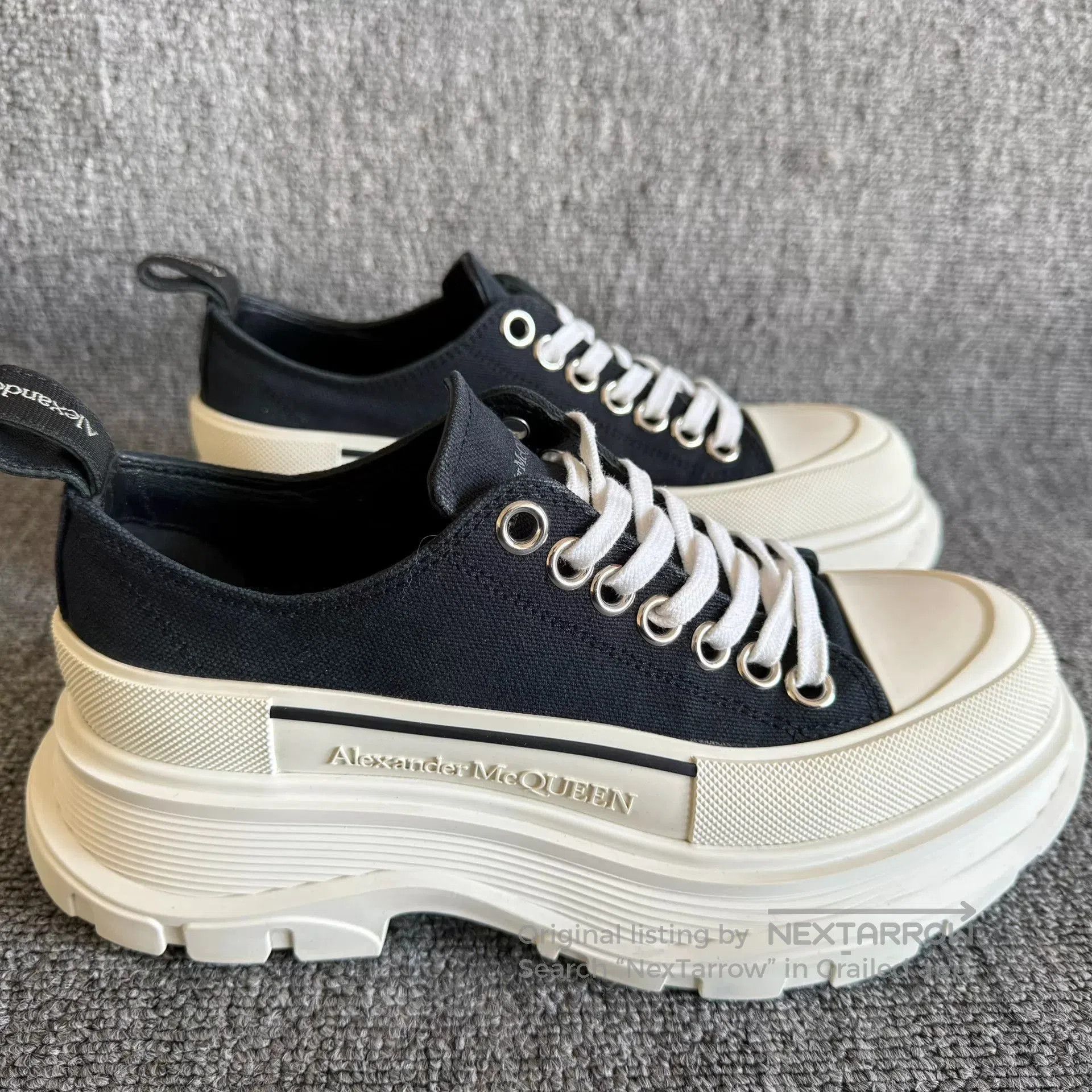 Alexander McQueen Alexander McQueen Platform Canvas Shoes 36. Size US 5 / IT 35 - 6 Thumbnail