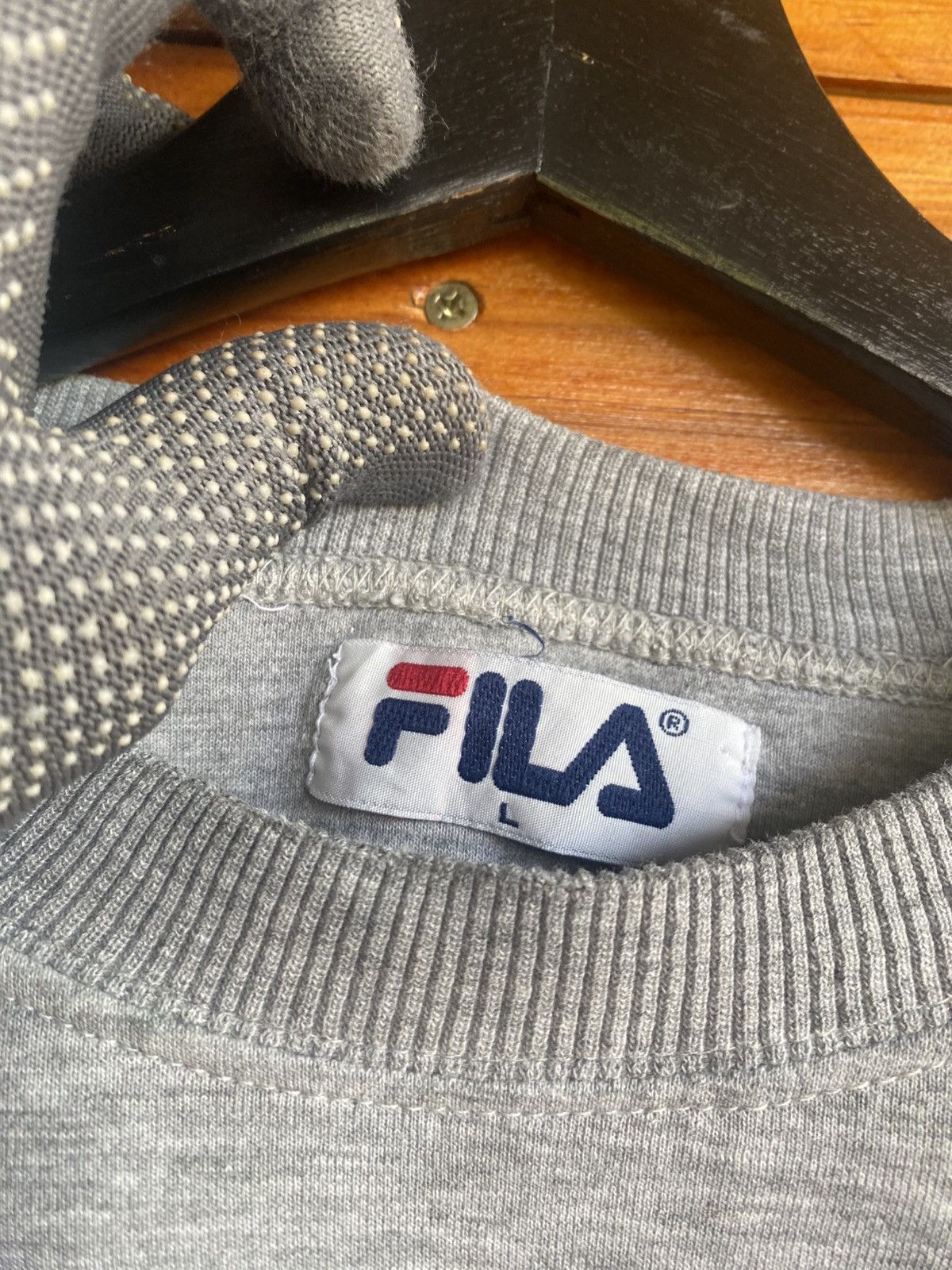 Fila Vintage FILA Sports International Grey Crewneck Sweatshirt Size US L / EU 52-54 / 3 - 8 Thumbnail