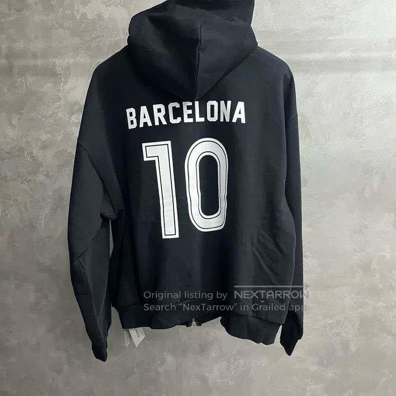 Balenciaga Balenciaga Letter and Number Printed Hooded Zipper Long Sl Size US XS / EU 42 / 0 - 4 Thumbnail