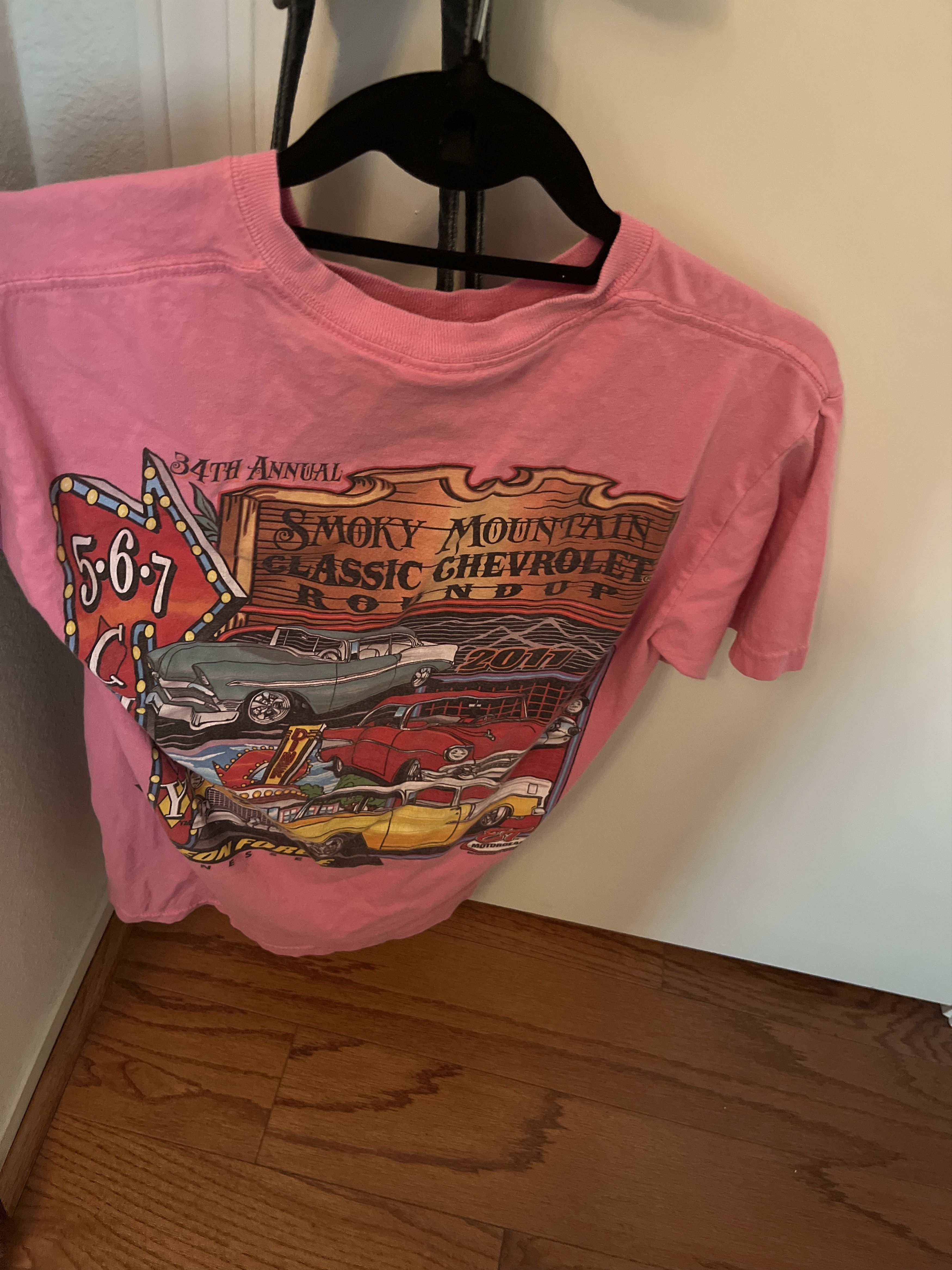 Vintage Pink Vintage Chevy T-Shirt Size US S / EU 44-46 / 1 - 5 Thumbnail