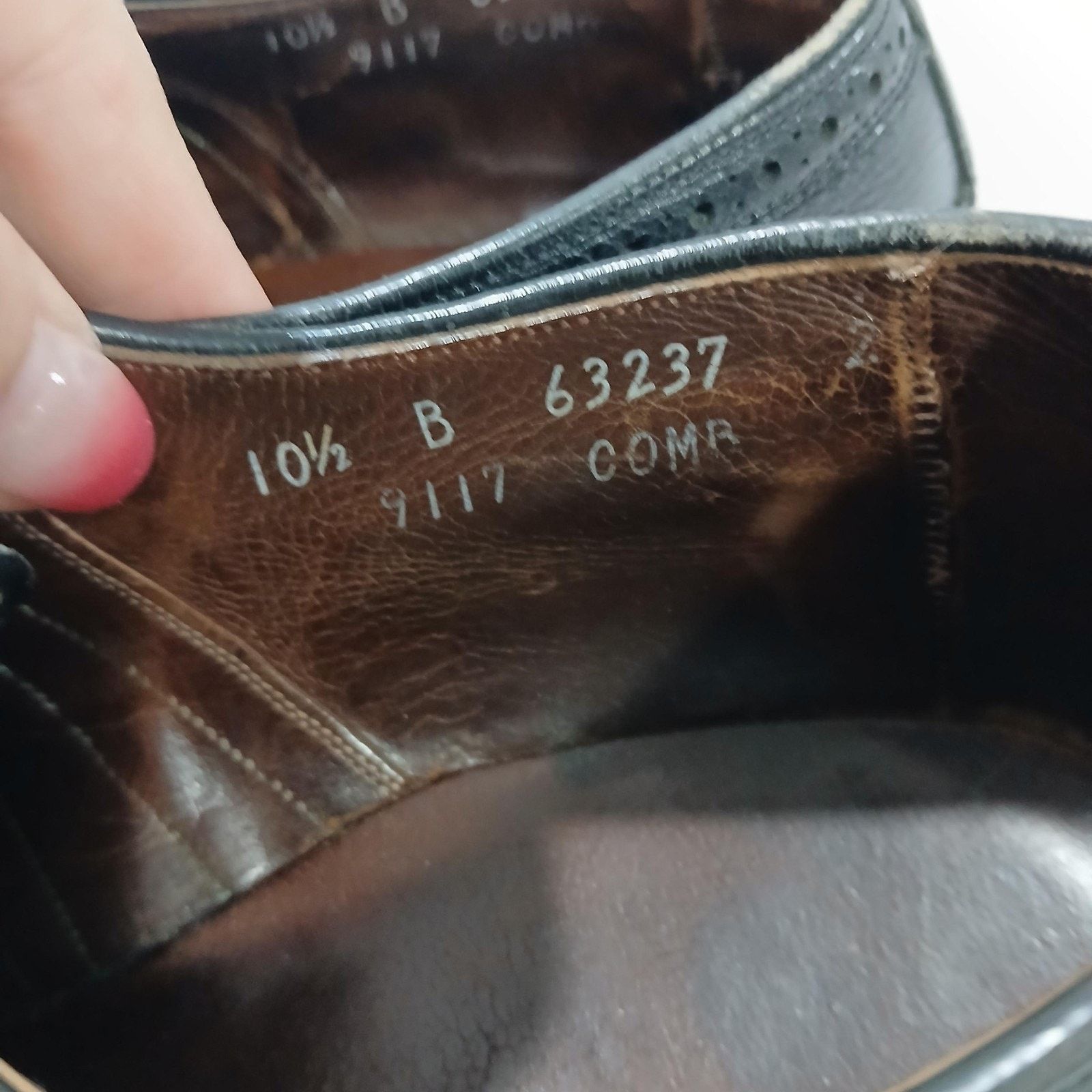 Allen Edmonds Allen Edmonds Shoes Longwing Blucher Men’s 10.5B Black Size US 10.5 / EU 43-44 - 2 Thumbnail