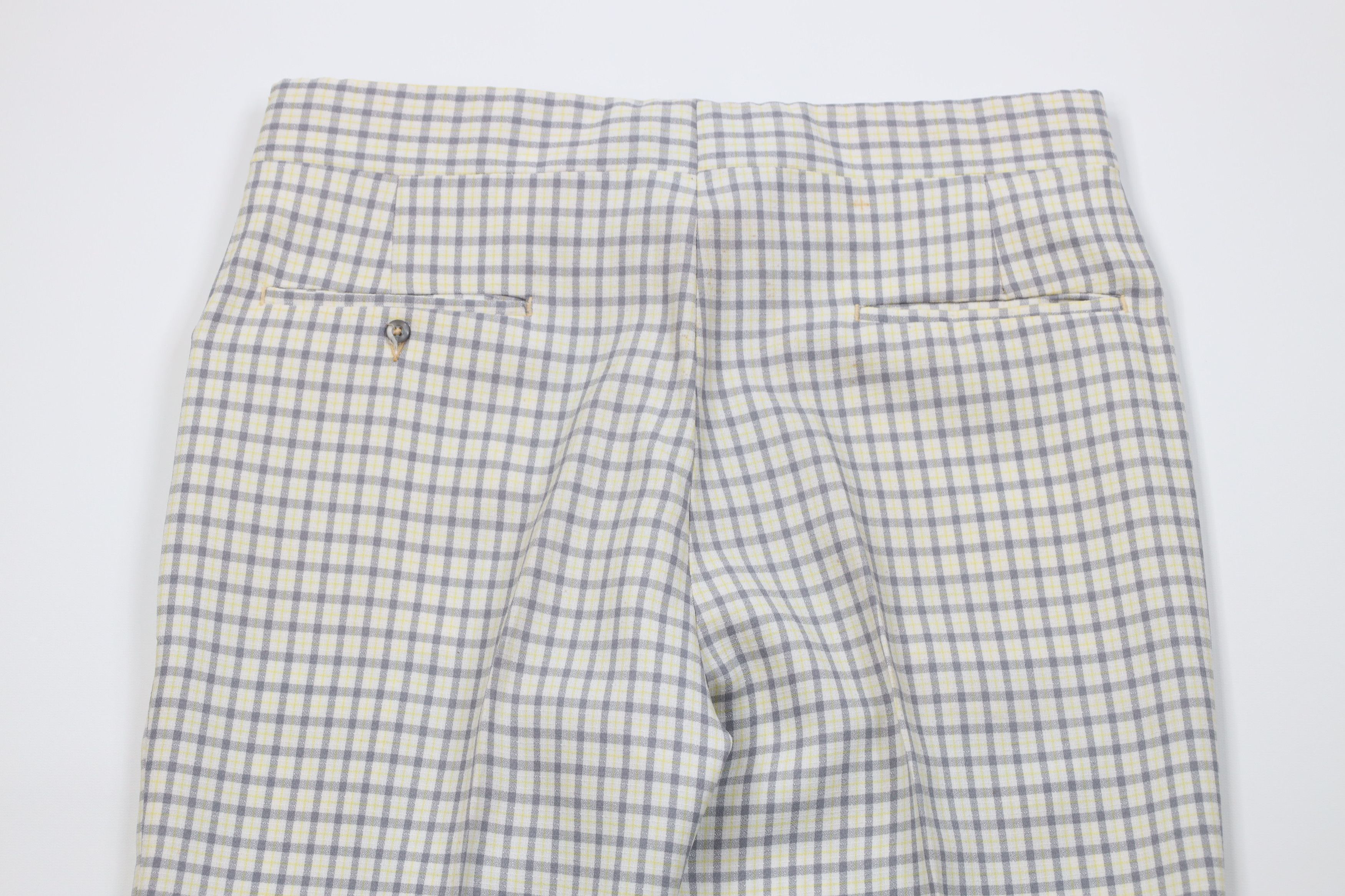 Vintage Vintage 70s Streetwear Bell Bottoms Chino Pants Plaid USA Size US 34 / EU 50 - 11 Thumbnail
