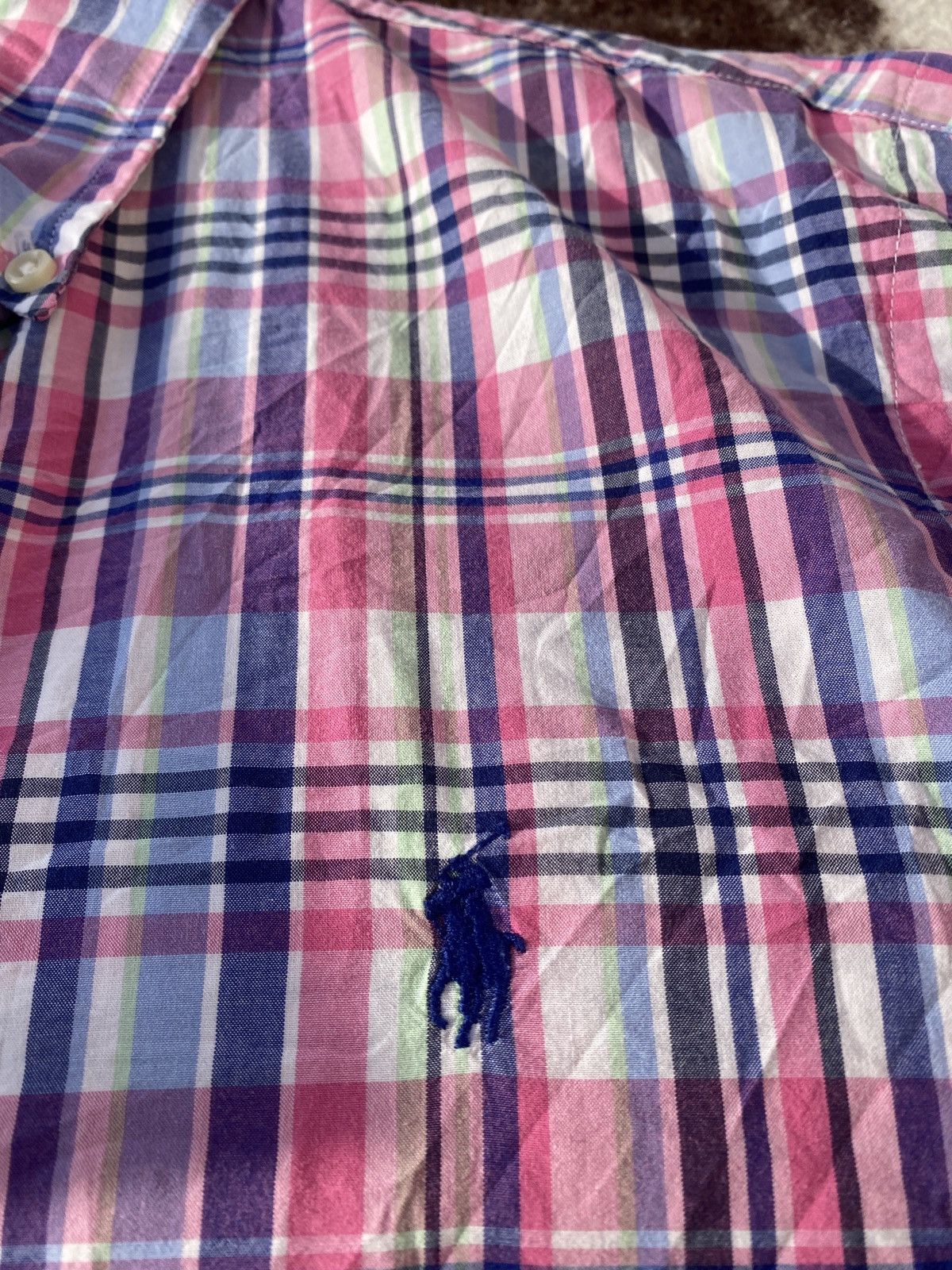 Polo Ralph Lauren Multicolor tartan Ralph lauren mini pony logo shirt button Size US S / EU 44-46 / 1 - 4 Thumbnail