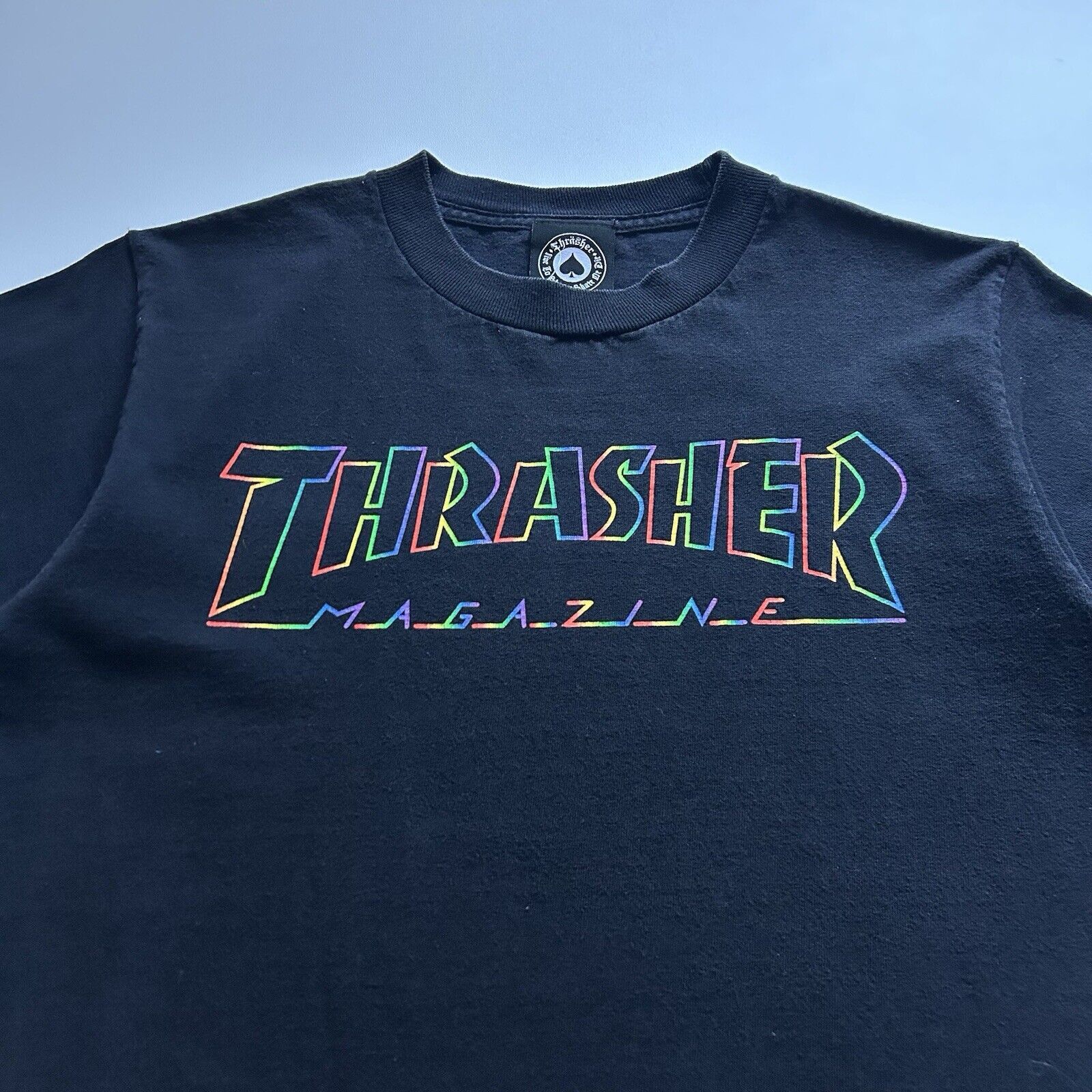 Thrasher Vintage Y2K Thrasher Magazine Rainbow T Shirt Small Faded Size US S / EU 44-46 / 1 - 2 Thumbnail