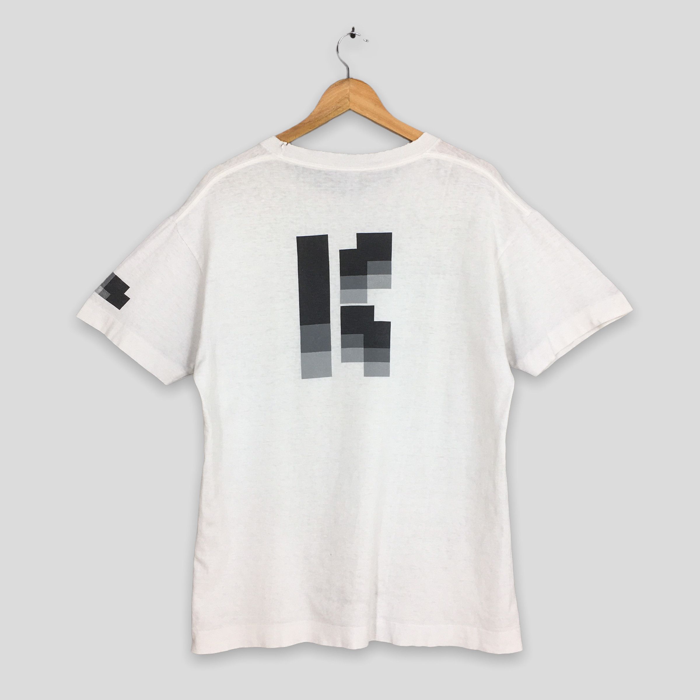 Bape 1999 Bape x Kan Takagi Ray Gun / Pixelated Logo Tee Size US L / EU 52-54 / 3 - 4 Thumbnail