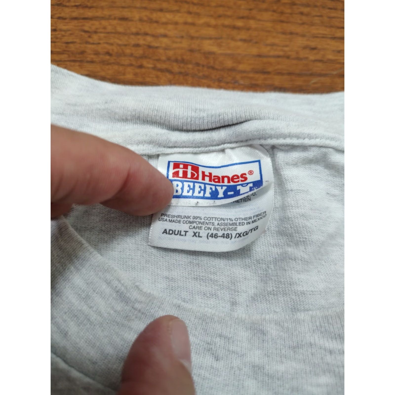 Hanes VINTAGE Koch Rules The Peoples Court Logo RIP Tee TShirt XL Mayor Hanes Gray 90s Unisex T-Shirt Short Sleeve Round Neck Logo Shirt Size US L / EU 52-54 / 3 - 5 Thumbnail