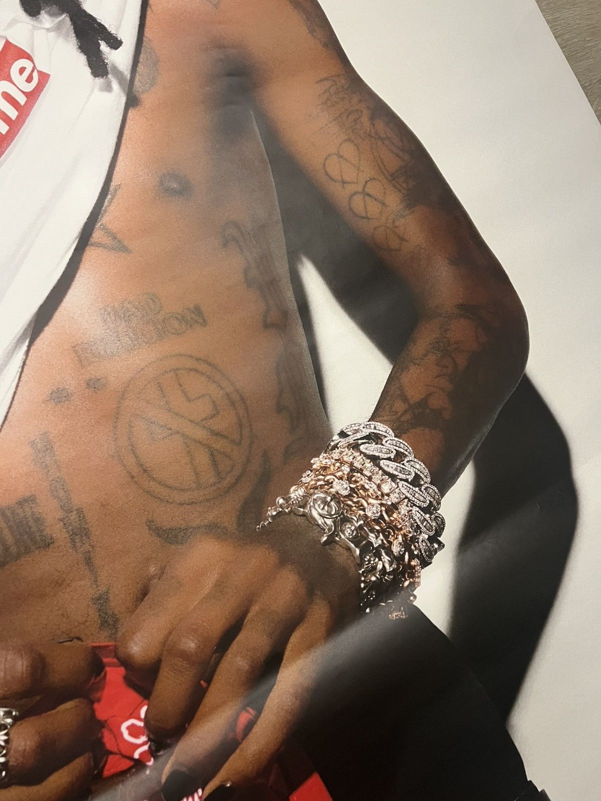 Supreme Supreme Playboi Carti Photo Tee Poster 6ft Size ONE SIZE - 5 Thumbnail