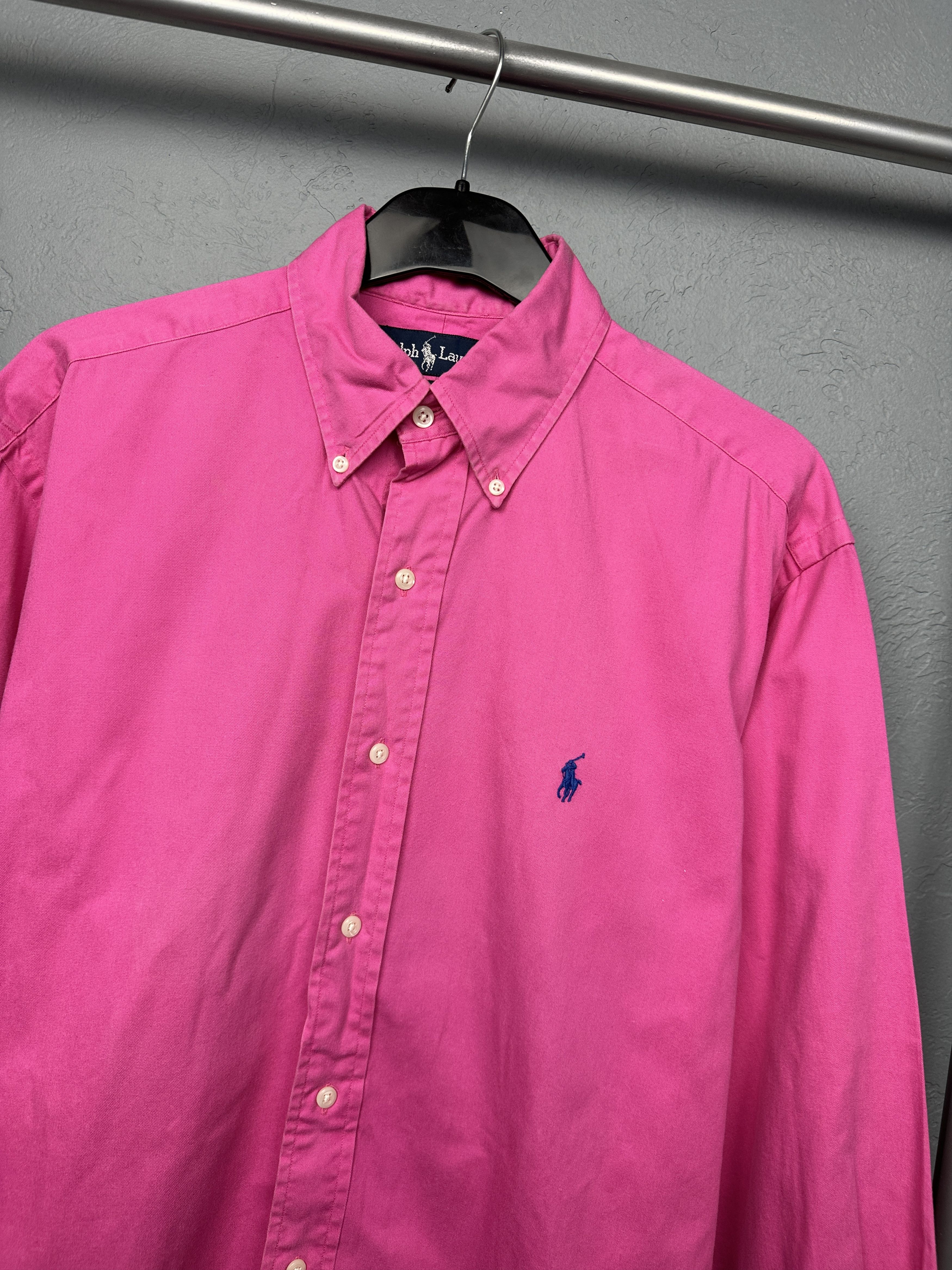 Polo Ralph Lauren × Ralph Lauren × Vintage Polo Ralph Lauren Vintage Mens Heavy Cotton Shirt Size US S / EU 44-46 / 1 - 2 Thumbnail