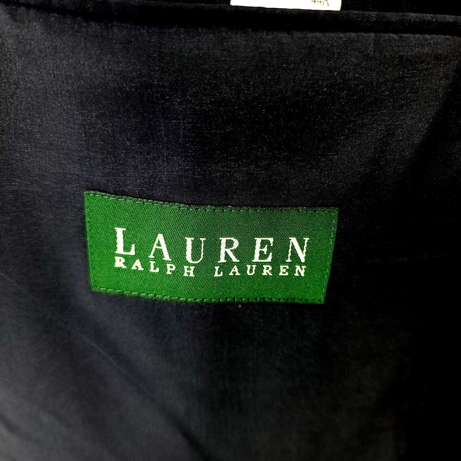 Lauren Ralph Lauren Lauren Ralph Lauren Wool 2 Gold Button Blazer 44R Blue Size 44R - 8 Thumbnail