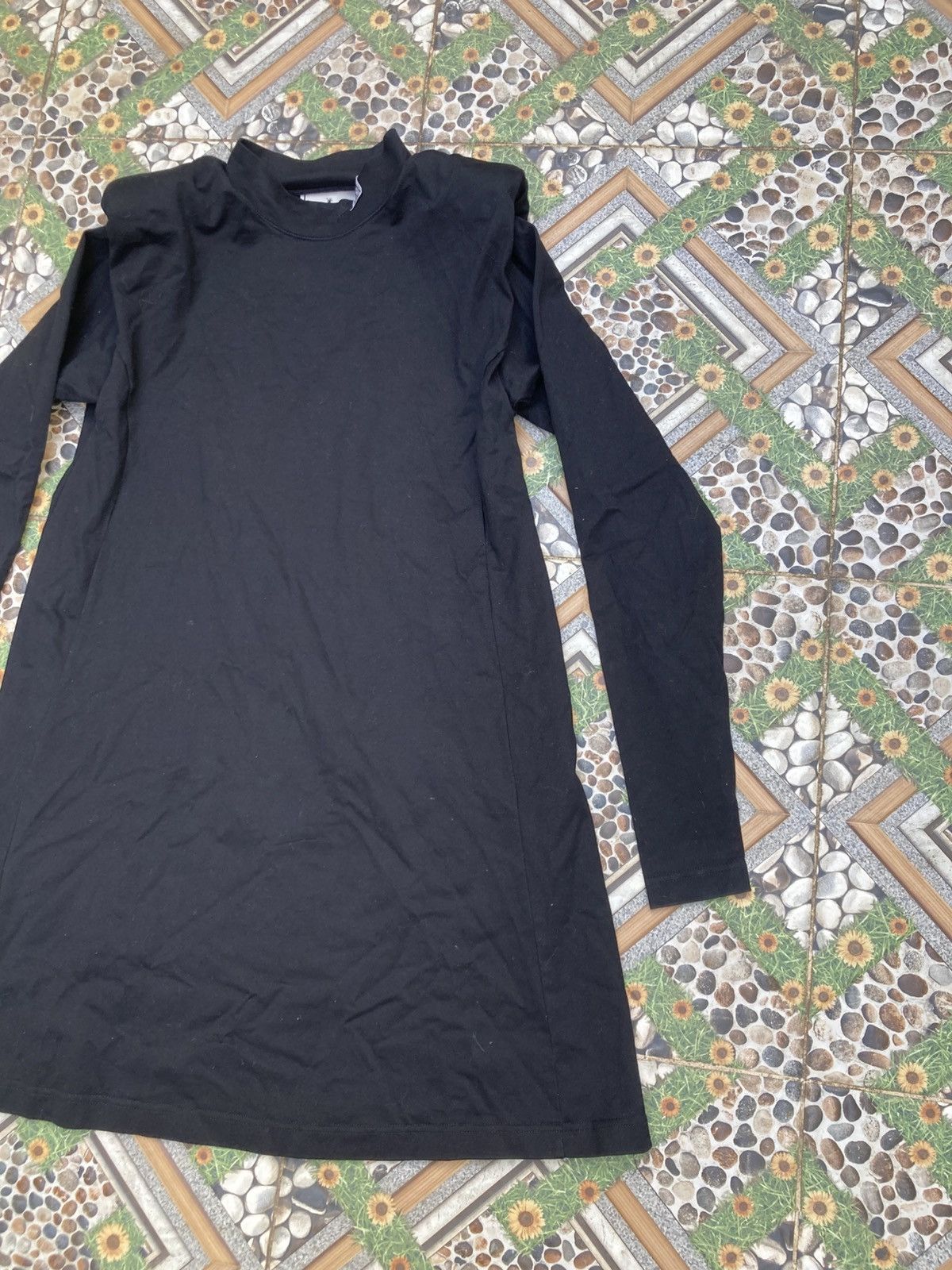Maison MIHARA YASUHIRO High-Neck Cutsew Dress with Shoulder Pads Avant Garde Size S / US 4 / IT 40 - 5 Thumbnail