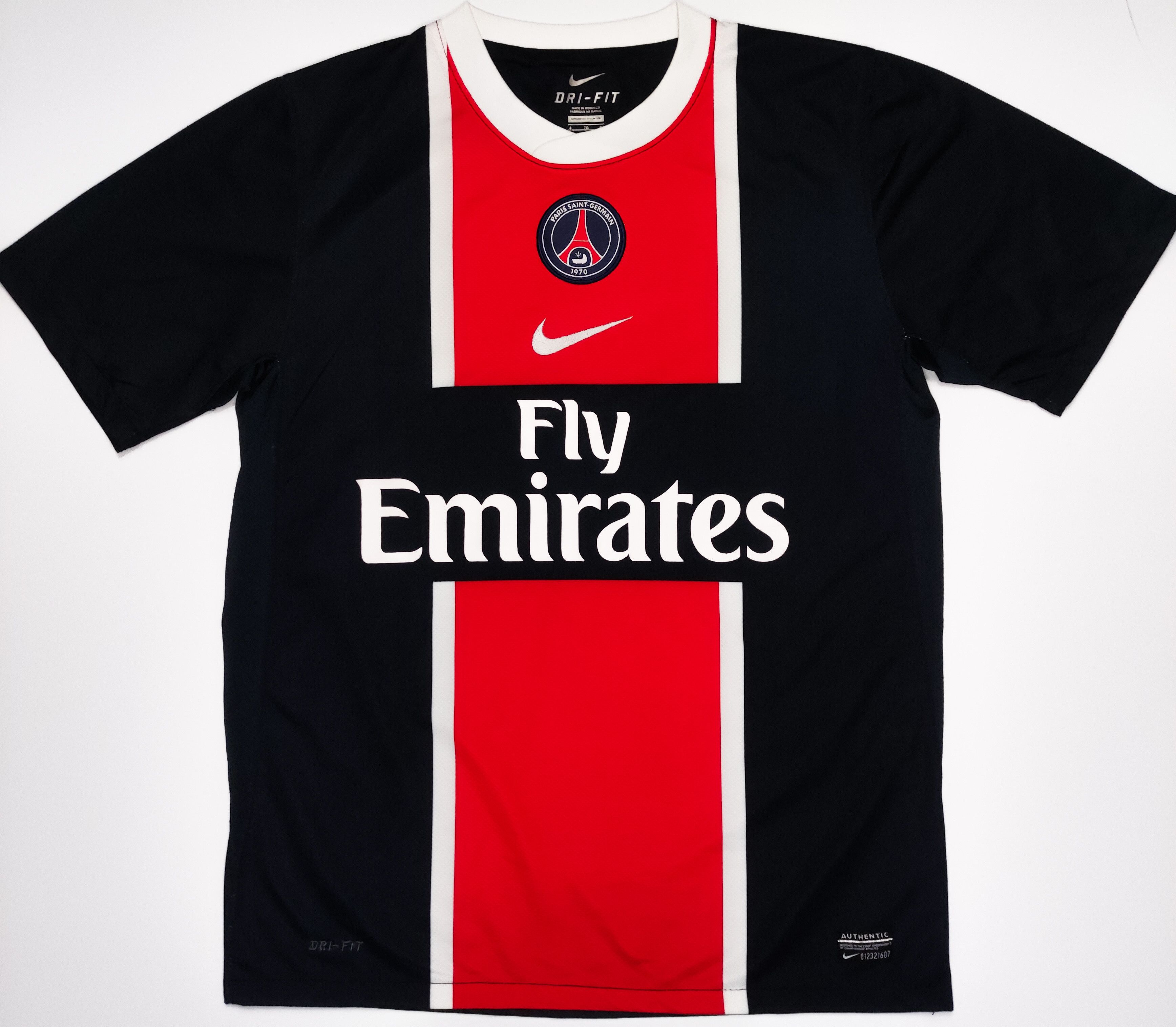 Nike Paris Saint-Germain 2011 2012 Nike Home Shirt Kit Jersey Size US S / EU 44-46 / 1 - 1 Thumbnail