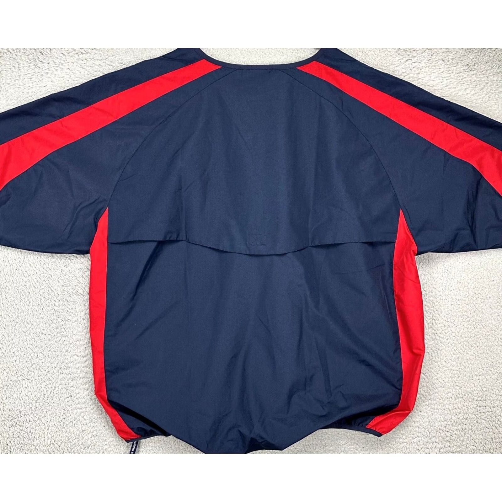 Vintage Cooperstown Jacket Mens 2XL Navy Red Windbreaker Lightweight Vented Pullover Size US XXL / EU 58 / 5 - 3 Thumbnail