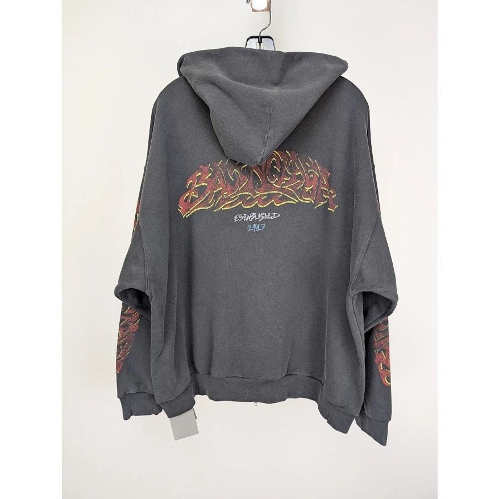 Balenciaga o1rshd1 Offshore Hoodie in Black Size US M / EU 48-50 / 2 - 9 Thumbnail