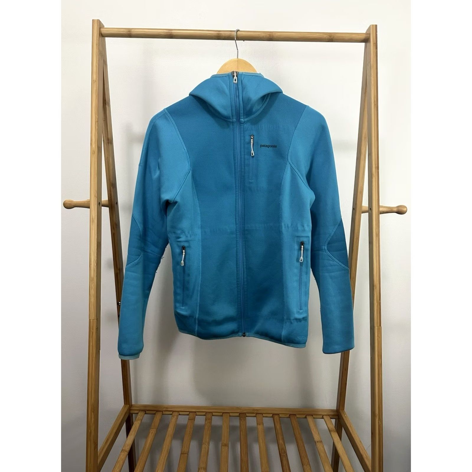 Patagonia Patagonia Women's Piton Hybrid Hoody Polartec Blue Full Zip Jacket M Female Blue Piton Hydrid Hoody Jacket Womens 90s Size M / US 6-8 / IT 42-44 - 2 Thumbnail