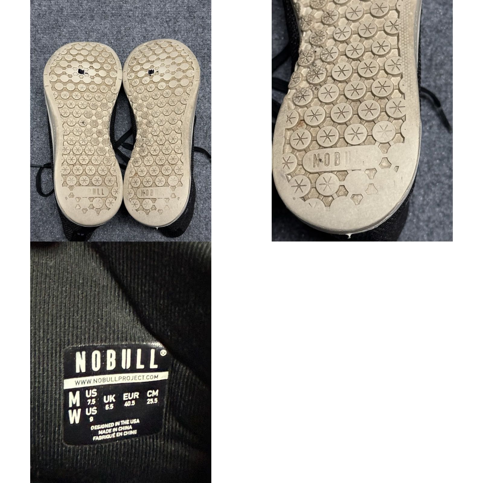 Vintage NOBULL Outwork High Top Trainer Shoes Men 7.5 Gray Indoor Gym Sneaker Athletic Trainer US 7.5 EU 40.5 Womens? Size M / US 6-8 / IT 42-44 - 8 Thumbnail