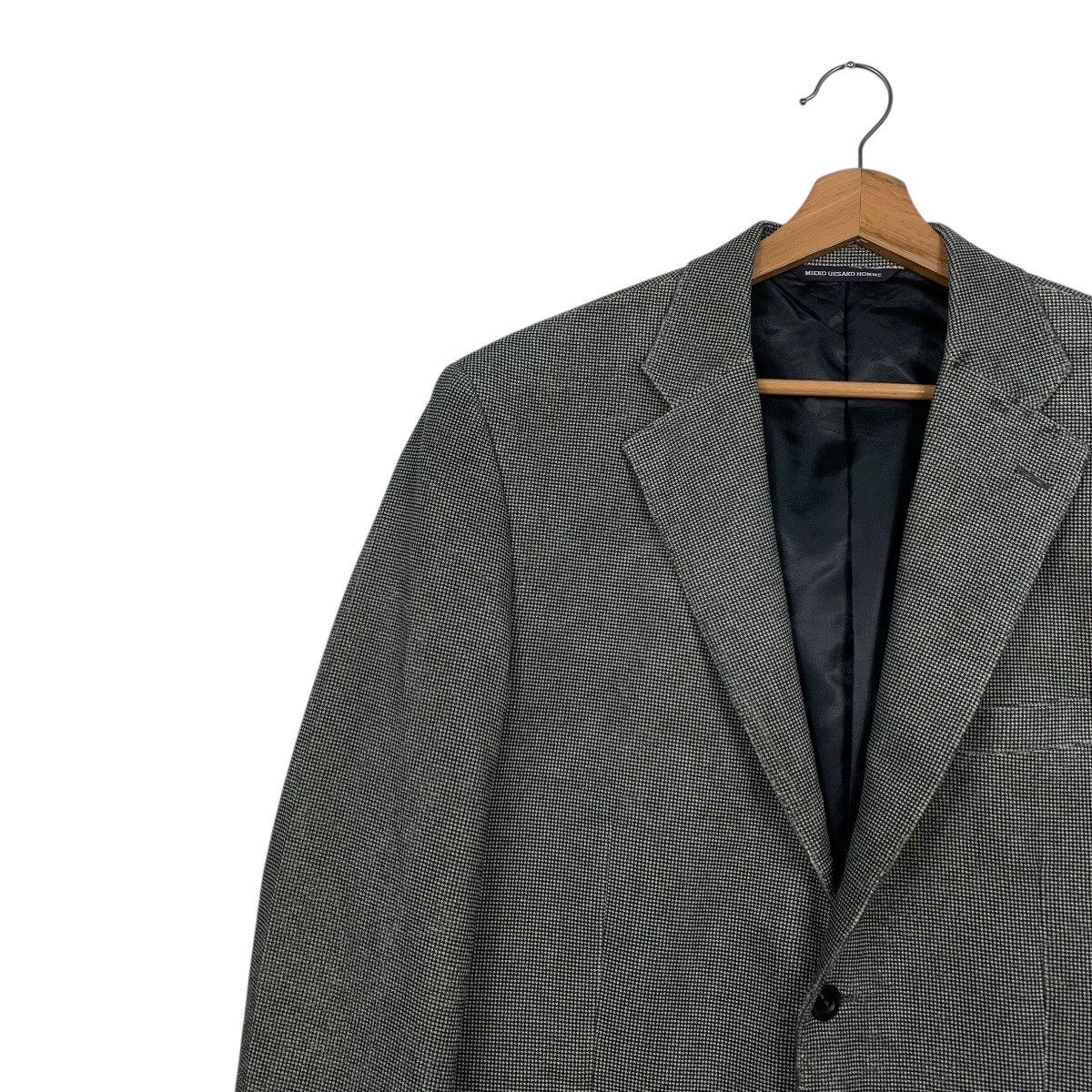 Japanese Brand Mieko Uesako Homme Herringbone Casual Jacket Size US M / EU 48-50 / 2 - 6 Thumbnail