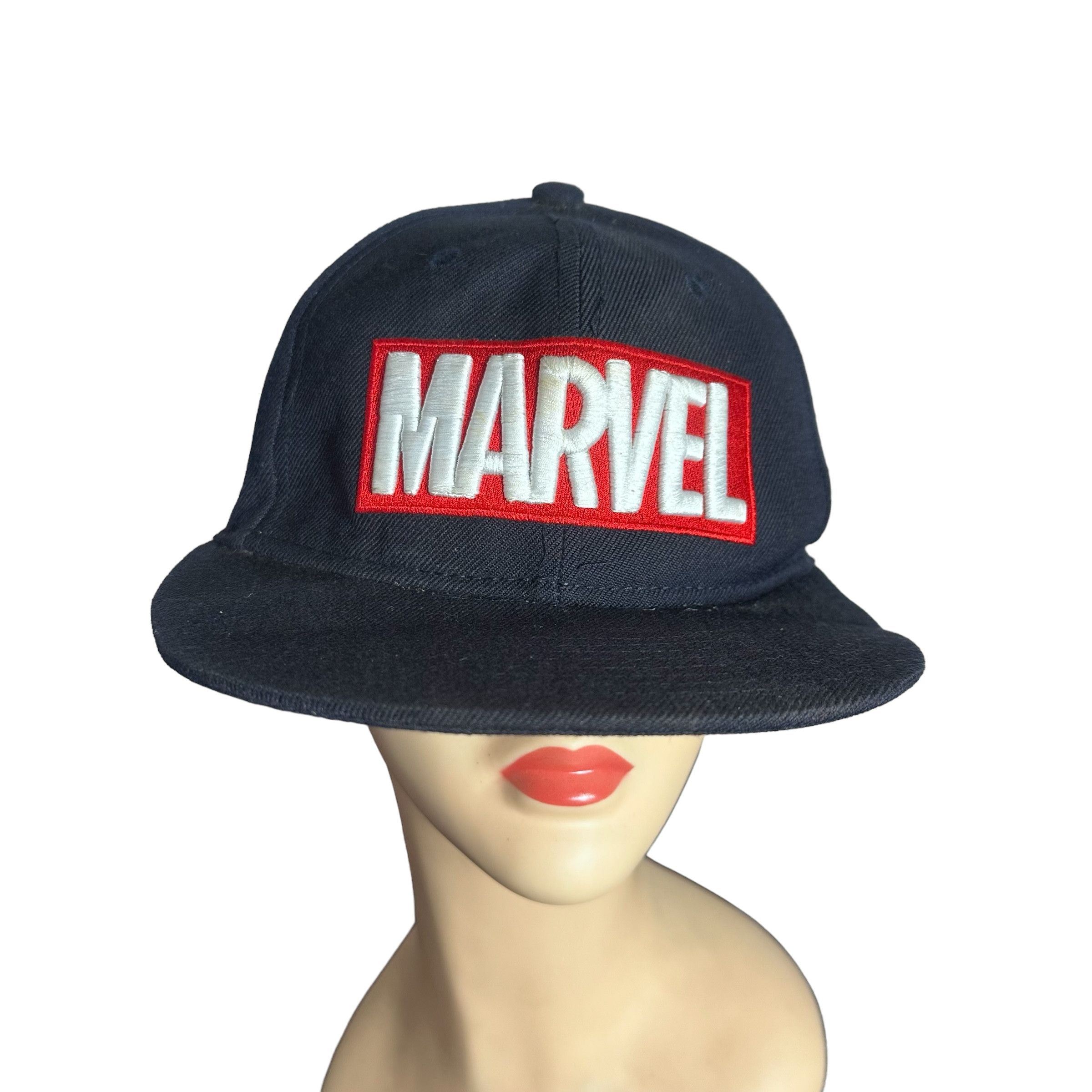 Anime × Marvel Comics 🔥RARE🔥Marvel Studio Logo Embroidery Snapback Cap Hat Size ONE SIZE - 2 Thumbnail