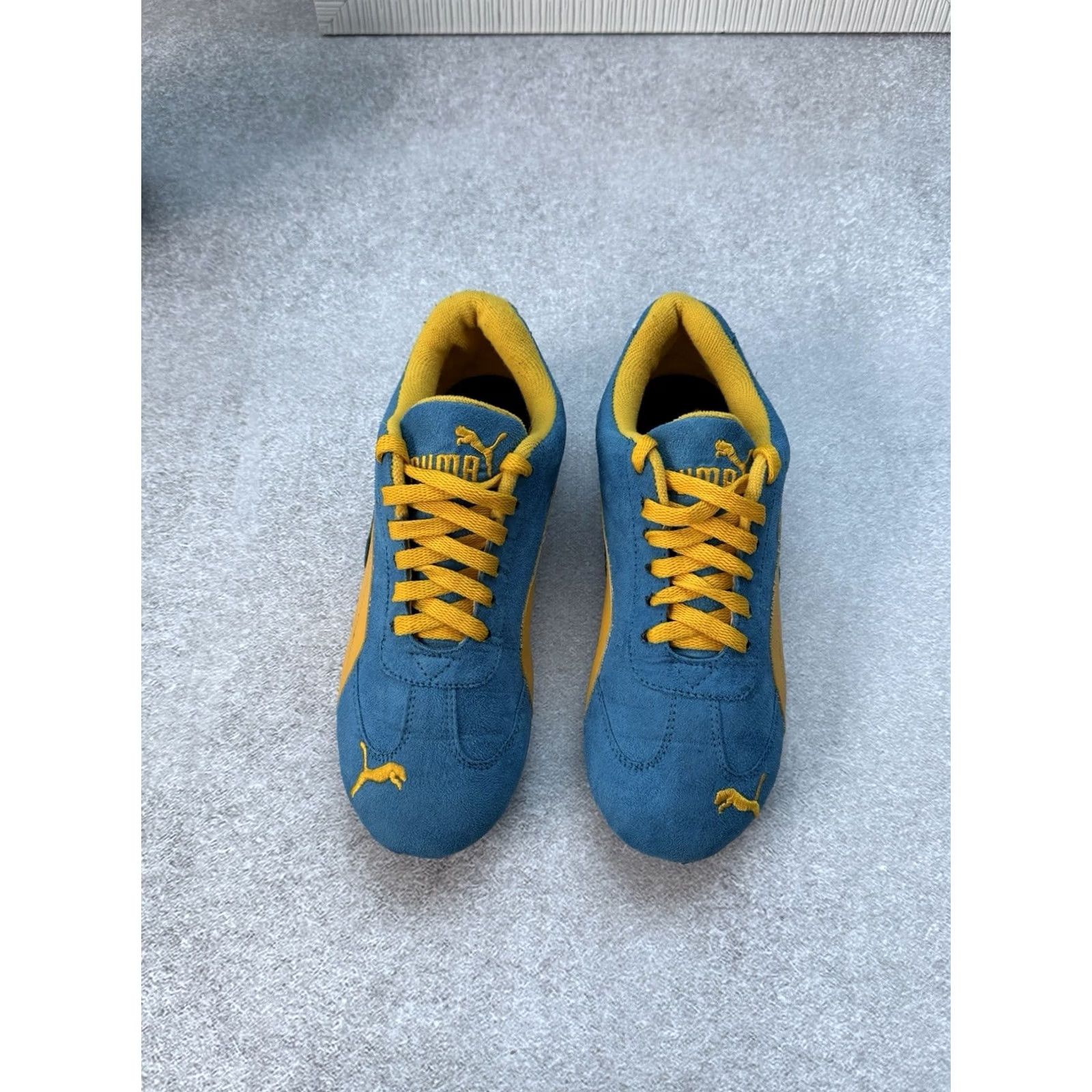 Puma VINTAGE Puma Speedcat Sneakers Unisex Adults 39 US 5 Blue Yellow 90s Cat Racing Suede Moctro OG Size 39 Size US 6 / EU 39 - 3 Thumbnail