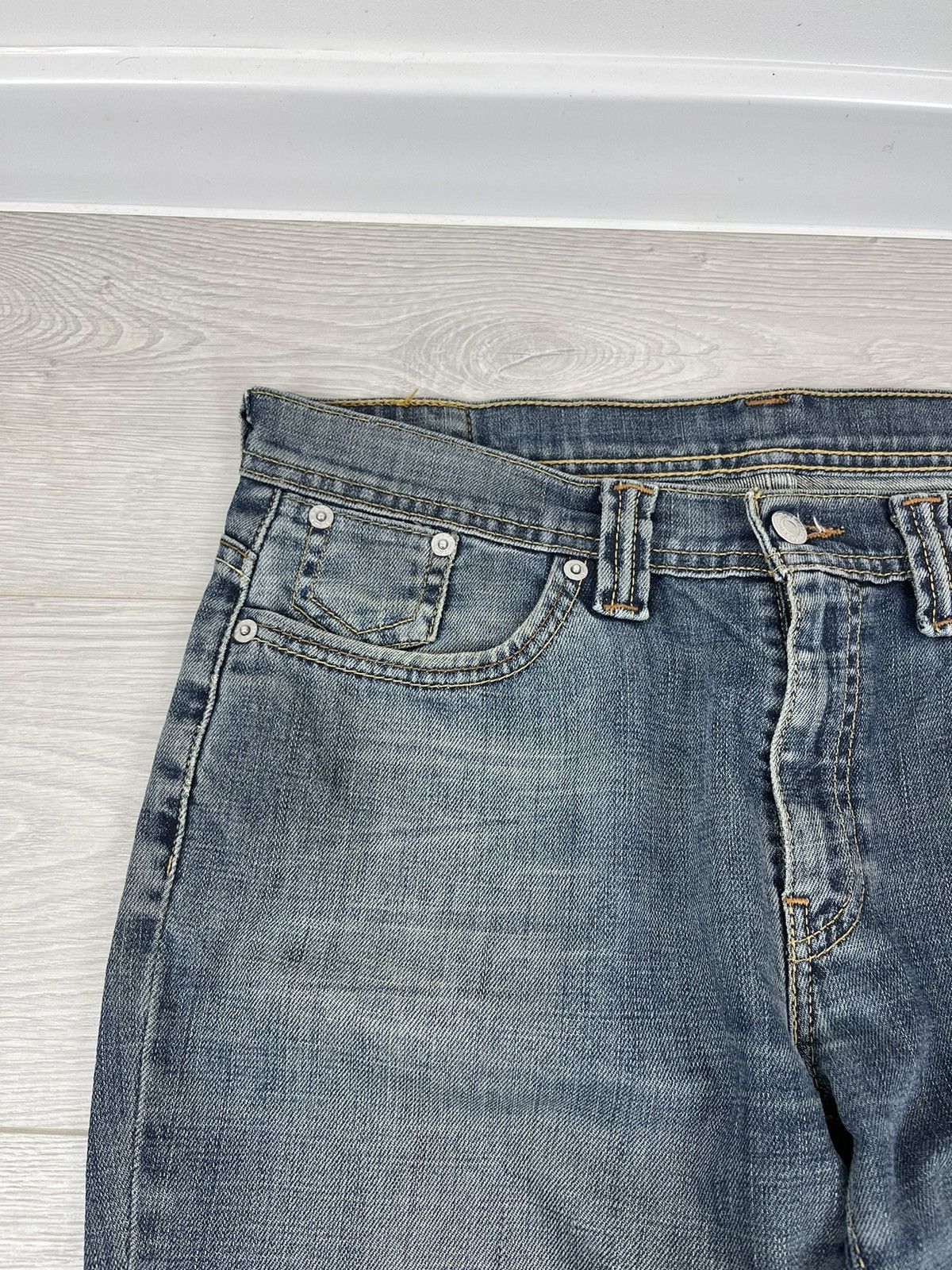 Levi's Levi’s Vintage 00s Flare Y2K Grunge Washed Denim Pants 32x32 Size 32" / US 10 / IT 46 - 4 Thumbnail