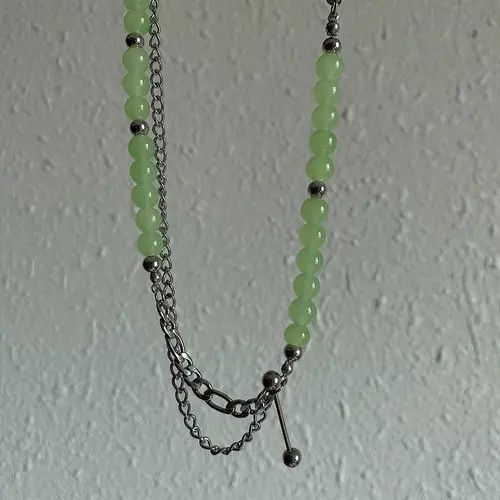 Designer × Vintage vintage jade necklace Size ONE SIZE - 3 Thumbnail