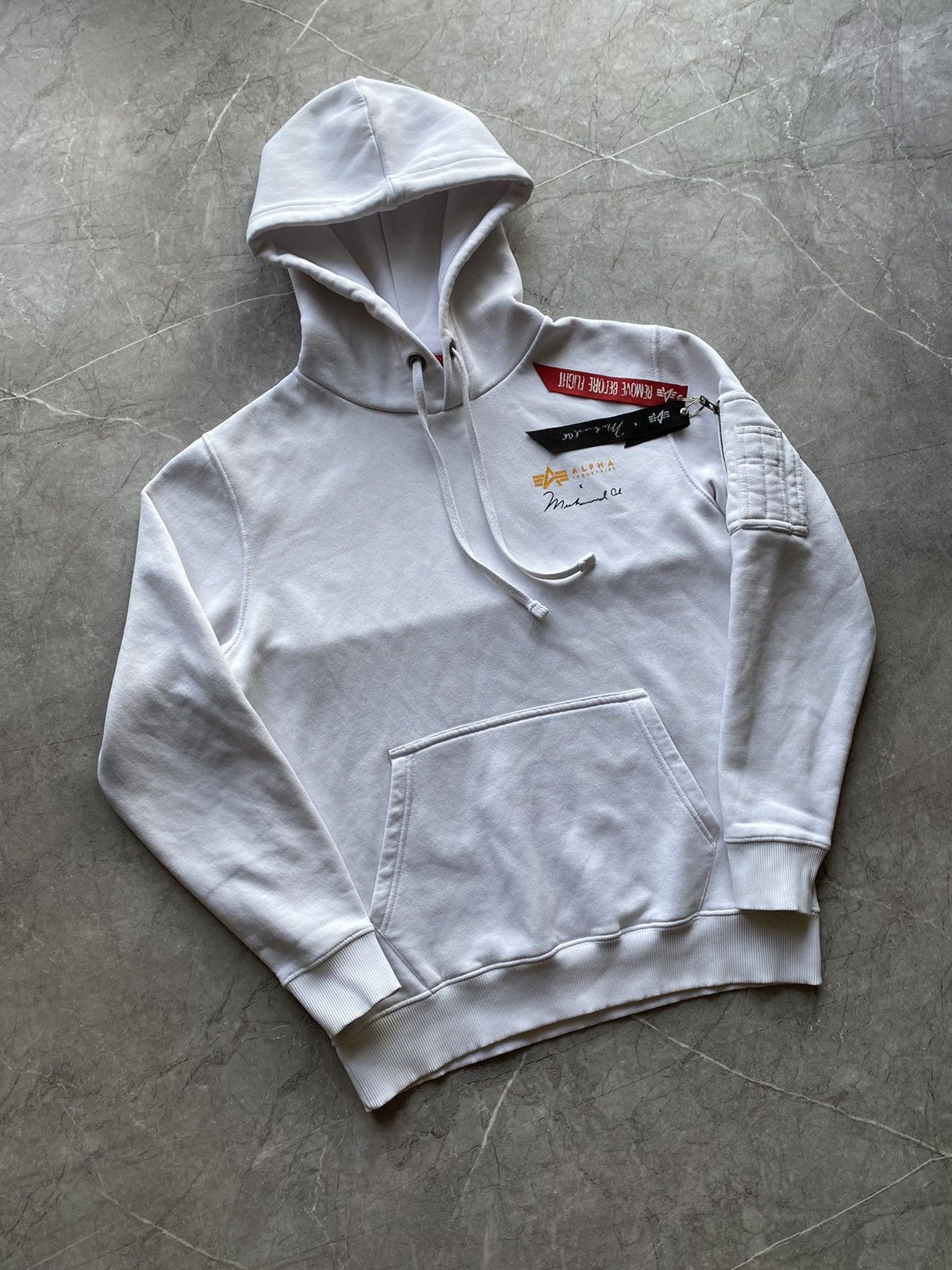 Alpha Industries 🥊Rare Alpha Industries & Muhammad Ali Big Logo Hoodie Size US S / EU 44-46 / 1 - 1 Thumbnail