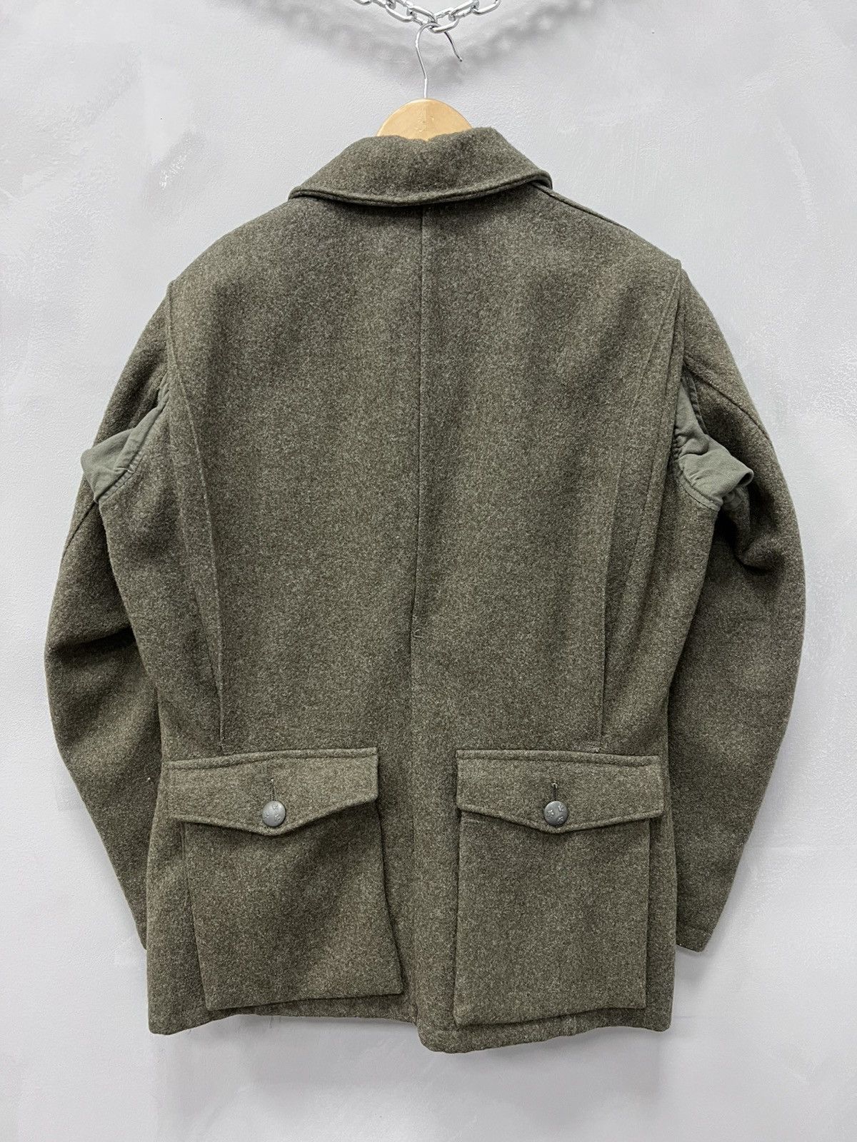 Japanese Brand × Vintage Vintage Wool Jacket Swedish Military 1955 Heavy Jacket Army Size US M / EU 48-50 / 2 - 14 Thumbnail