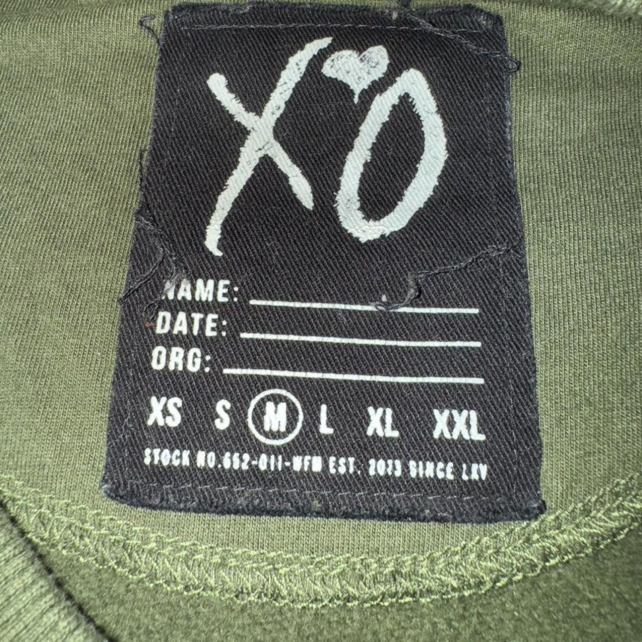 The Weeknd The Weeknd rare military green XO crewneck with pockets Size US M / EU 48-50 / 2 - 2 Thumbnail