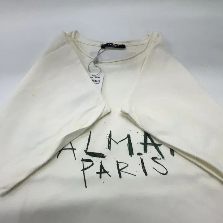 Other Balmain White Graphic Print T-Shirt for Women -2507 Size S / US 4 / IT 40 - 8 Thumbnail