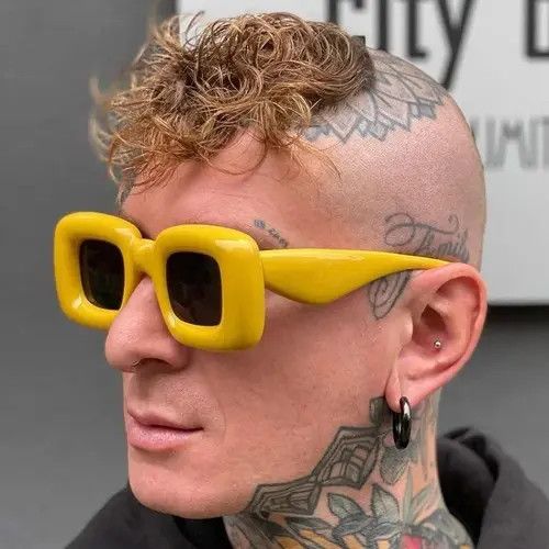 Jewelry × Vintage Hip Hop Funny Party Frame Trend Sunglasses y2k Size ONE SIZE - 3 Thumbnail