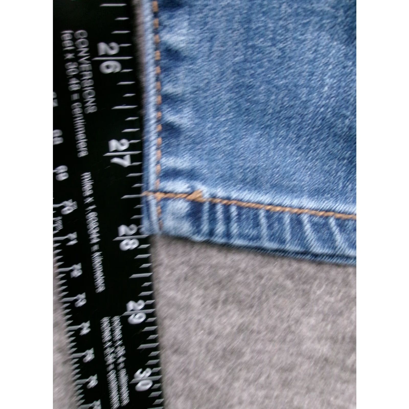 Vintage Lane Bryant Jeans Women 18 Blue Medium Wash Jegging Slim Plus Capstone? Size 40" / US 18 - 6 Thumbnail