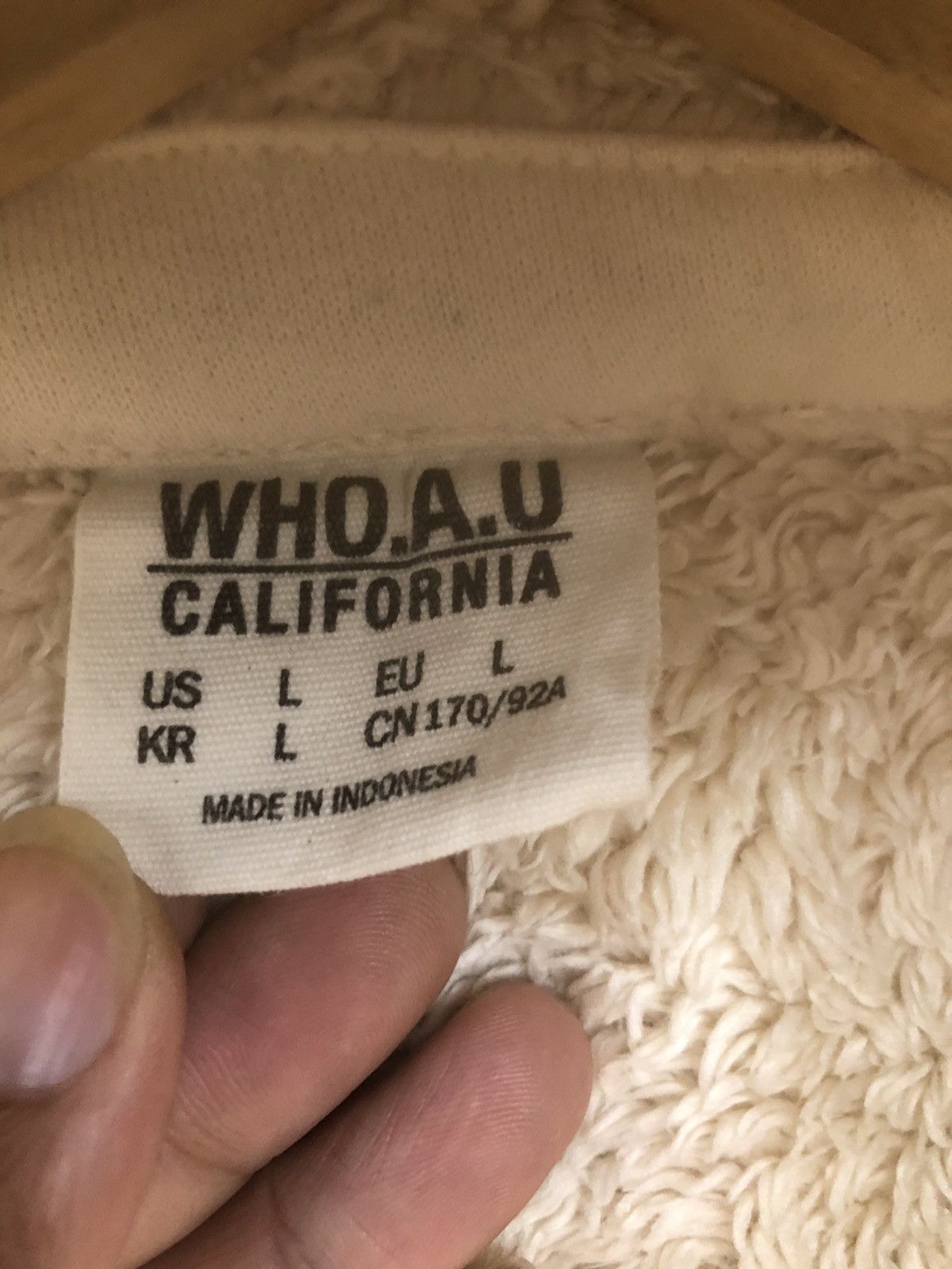 If Six Was Nine × Japanese Brand × Le Grande Bleu (L.G.B.) WHO.A.U Los Angeles CA Faux Fur Zip Hoodie Size US L / EU 52-54 / 3 - 5 Thumbnail