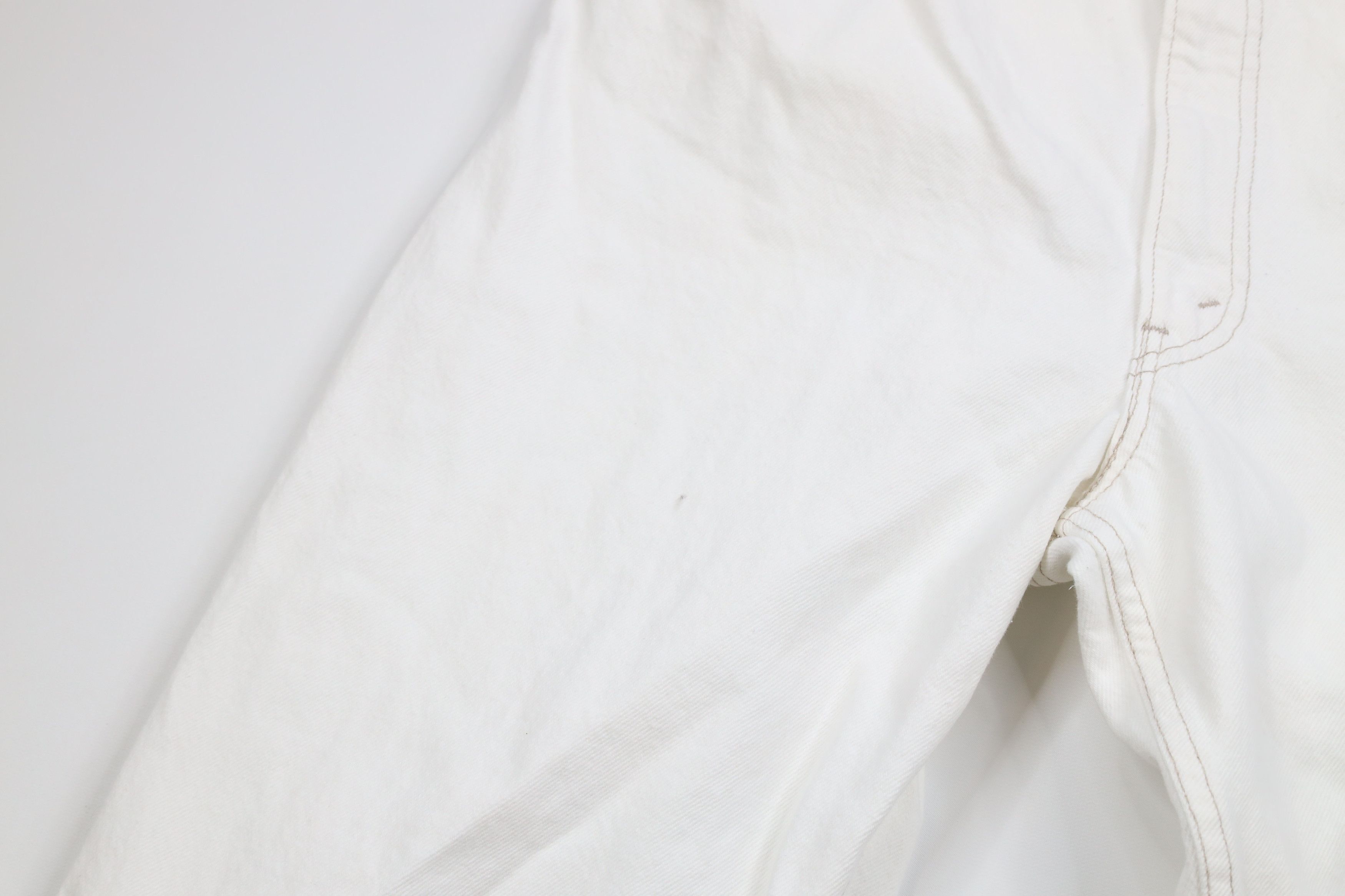Levi's × Vintage Vintage 90s Levis 550 Orange Tab Fit Tapered Leg Jeans White Size 38 - 5 Thumbnail