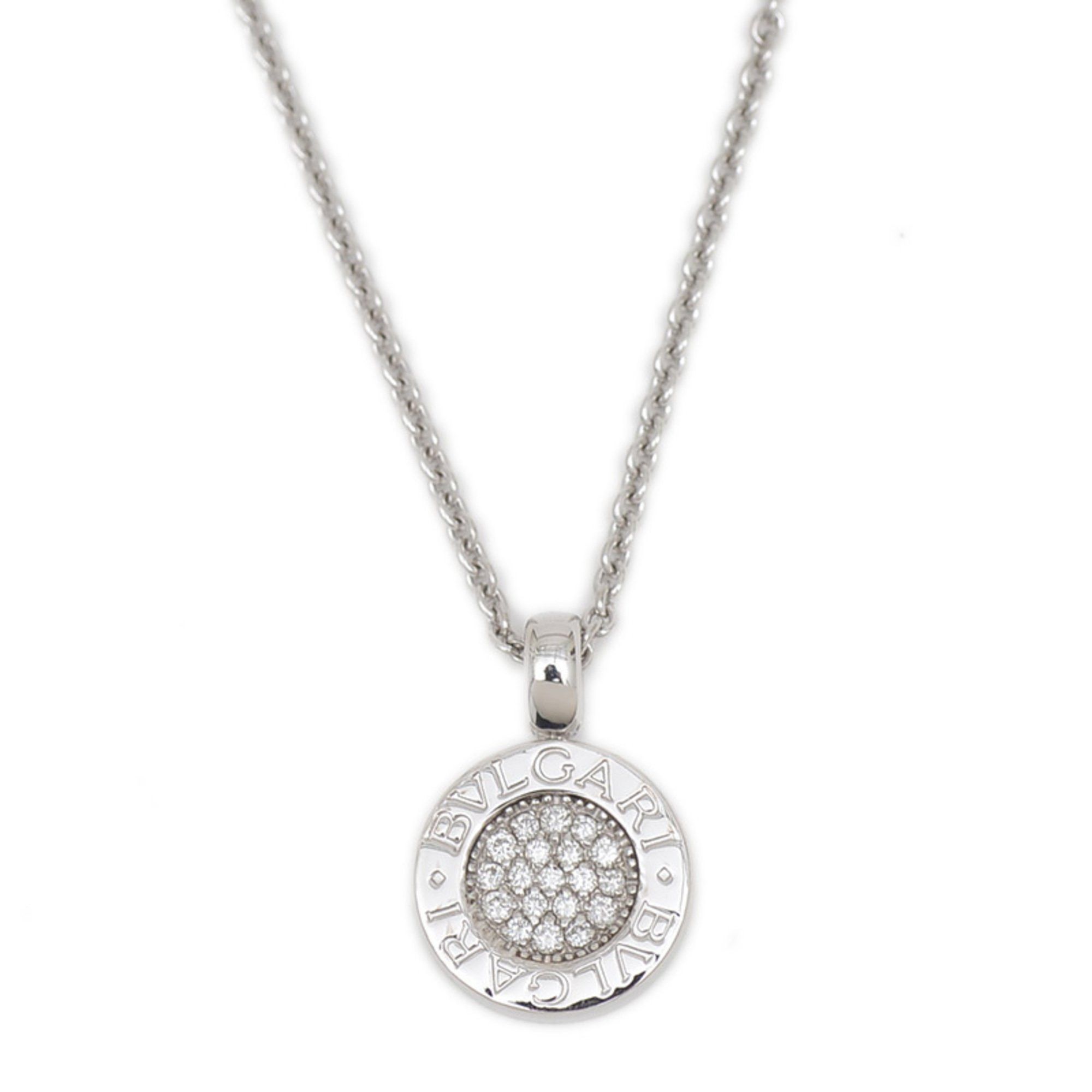 BVLGARI Necklace K18WG Pave Diamond - Main Image
