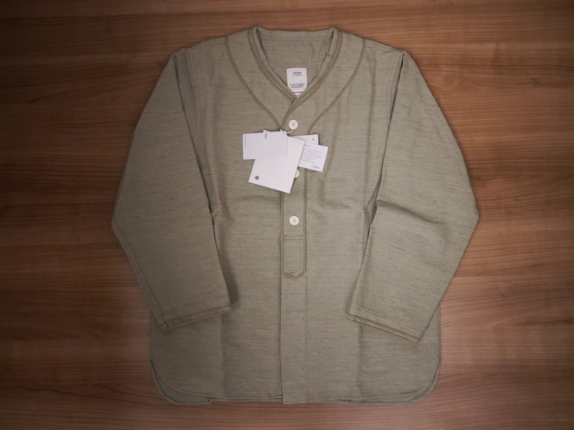 Visvim VISVIM Dogout Shirt in Grey Size US M / EU 48-50 / 2 - 1 Thumbnail