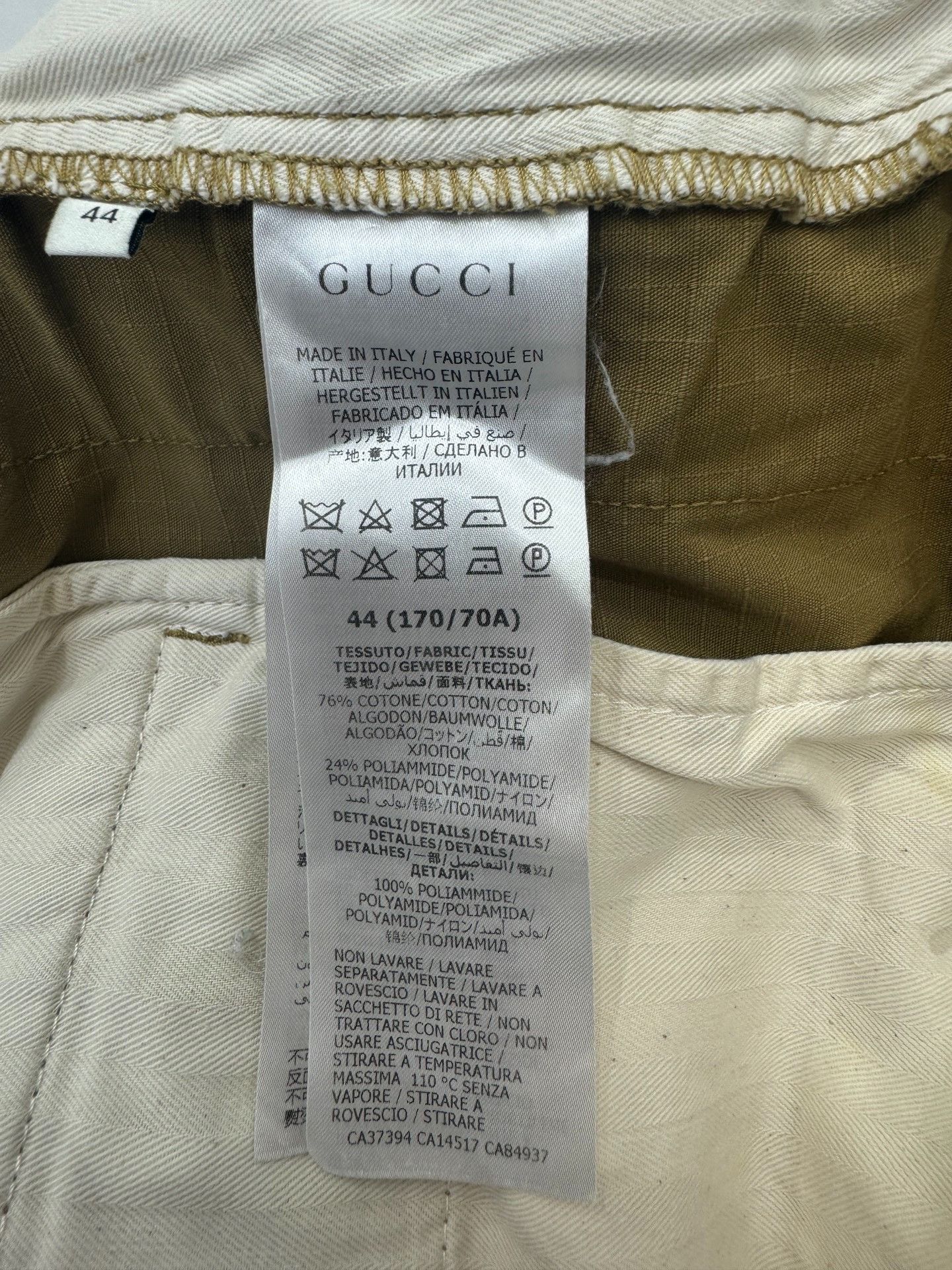Gucci Gucci yellow logo school uniform trousers Size US 28 / EU 44 - 5 Thumbnail
