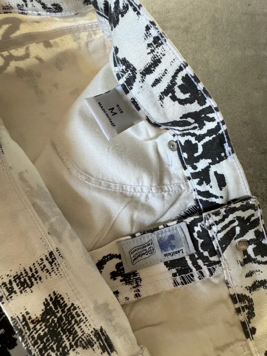 Roberto Cavalli × Vintage 1990s Roberto Cavalli Royal Arabic Mozaic Pants Size 28" / US 6 / IT 42 - 9 Thumbnail