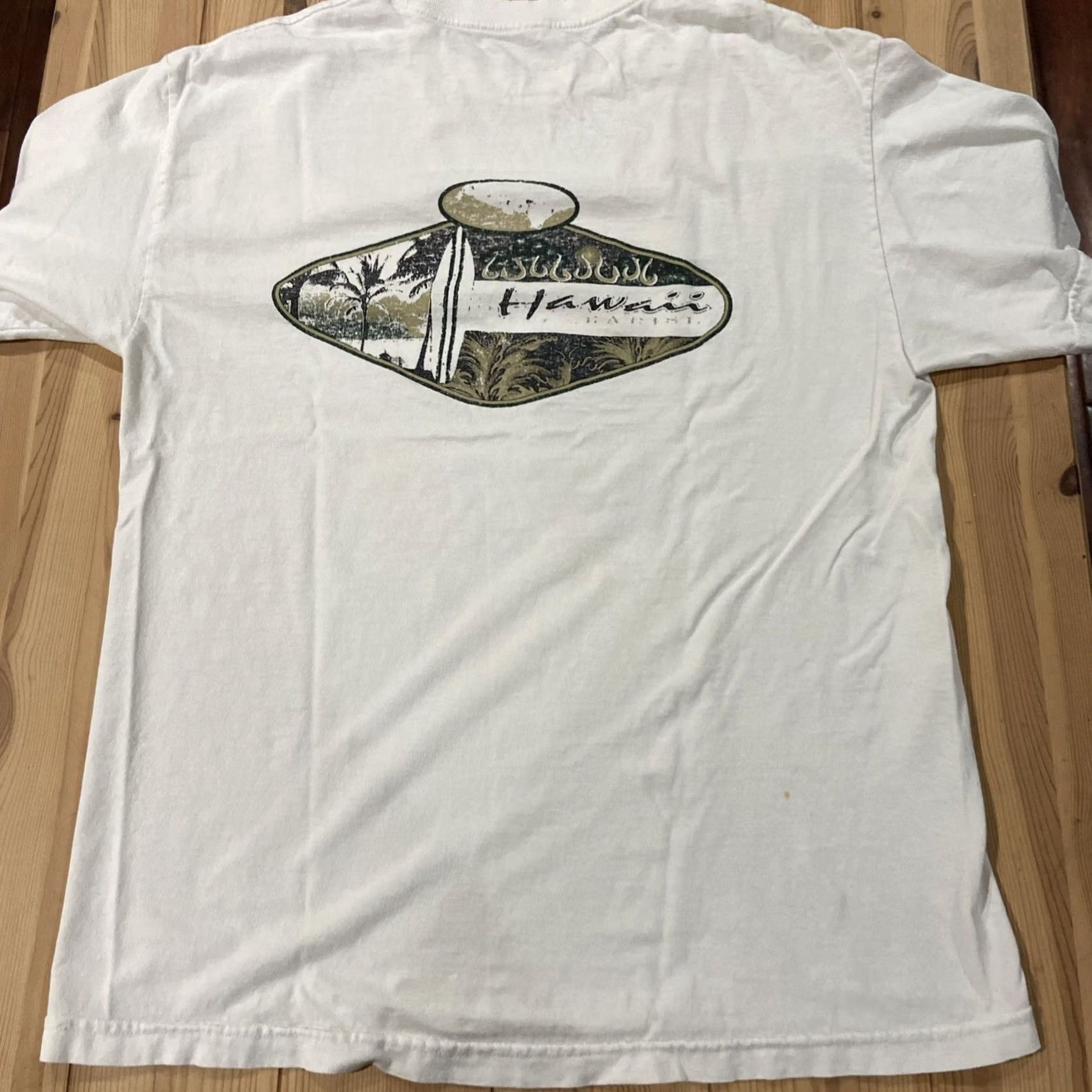 Vintage VINTAGE Distressed Maui Hawaii XL All Style T-Shirt White Mens 2000s Surfwear Hawaii Beach 2000s Size US XL / EU 56 / 4 - 6 Thumbnail