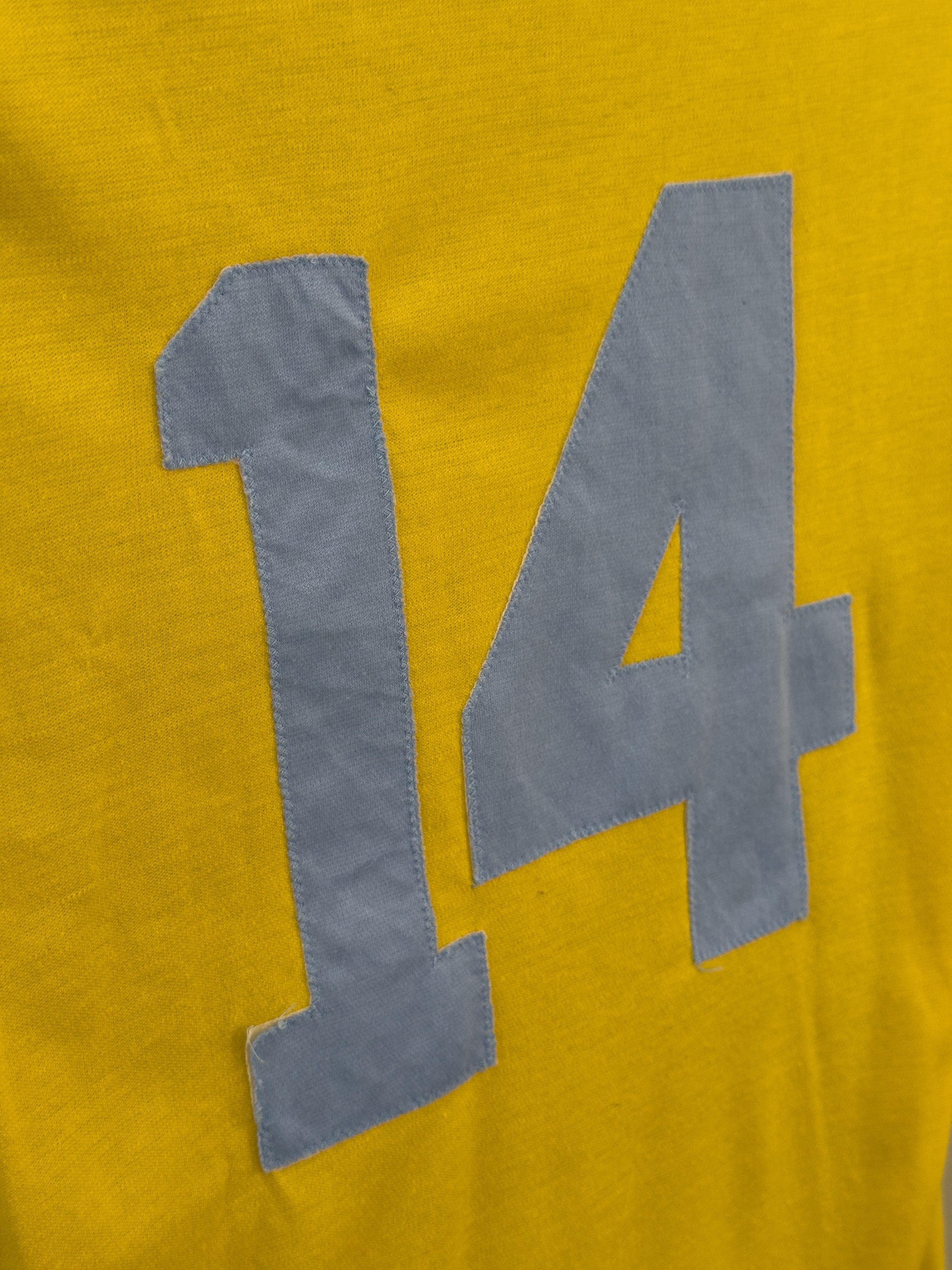 Other Vintage Bandegua Yellow Green Ringer Jersey Single Stitch T Size US M / EU 48-50 / 2 - 4 Thumbnail