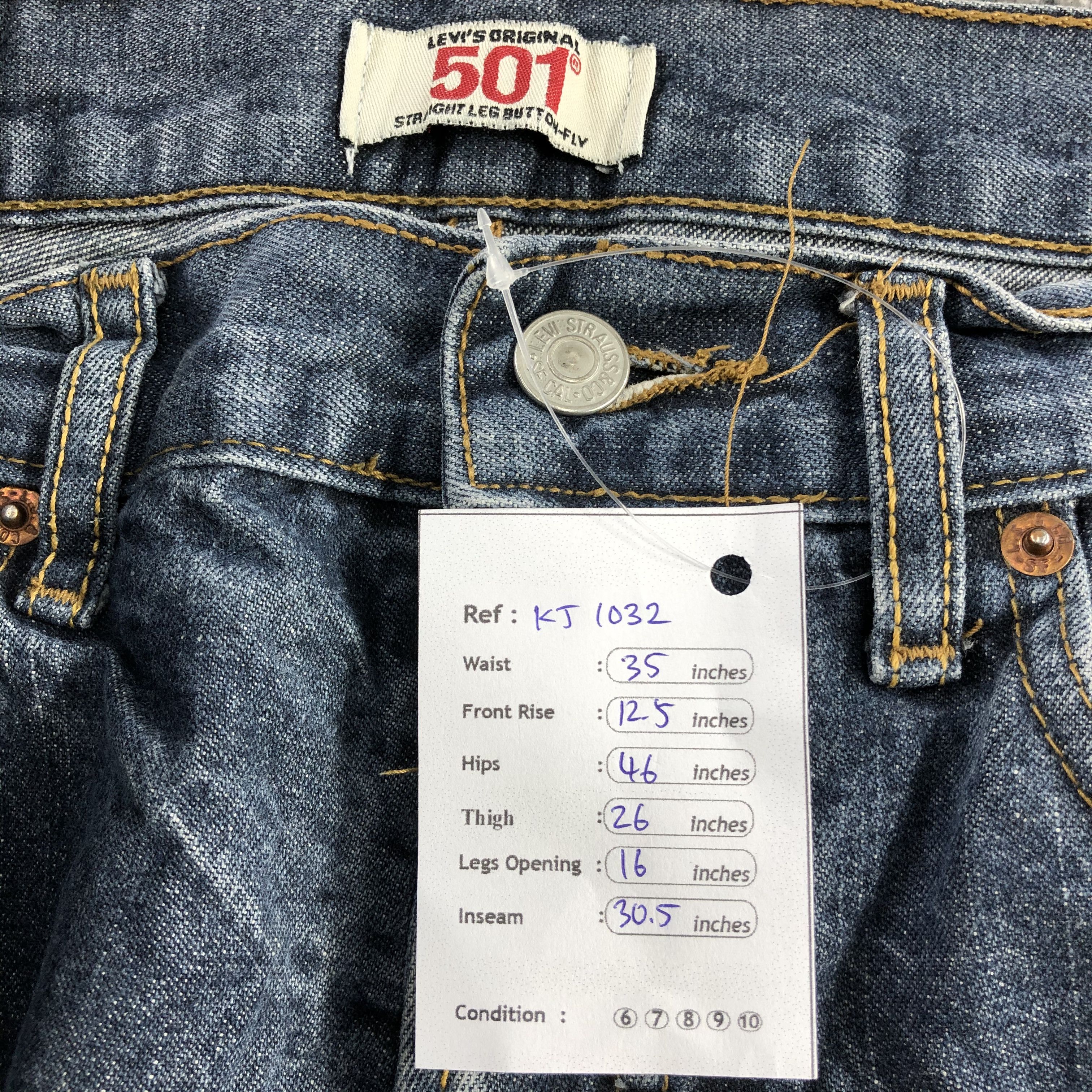Levi's Vintage Levis 501 Jeans Painted Denim KJ1032 Size US 34 / EU 50 - 16 Thumbnail