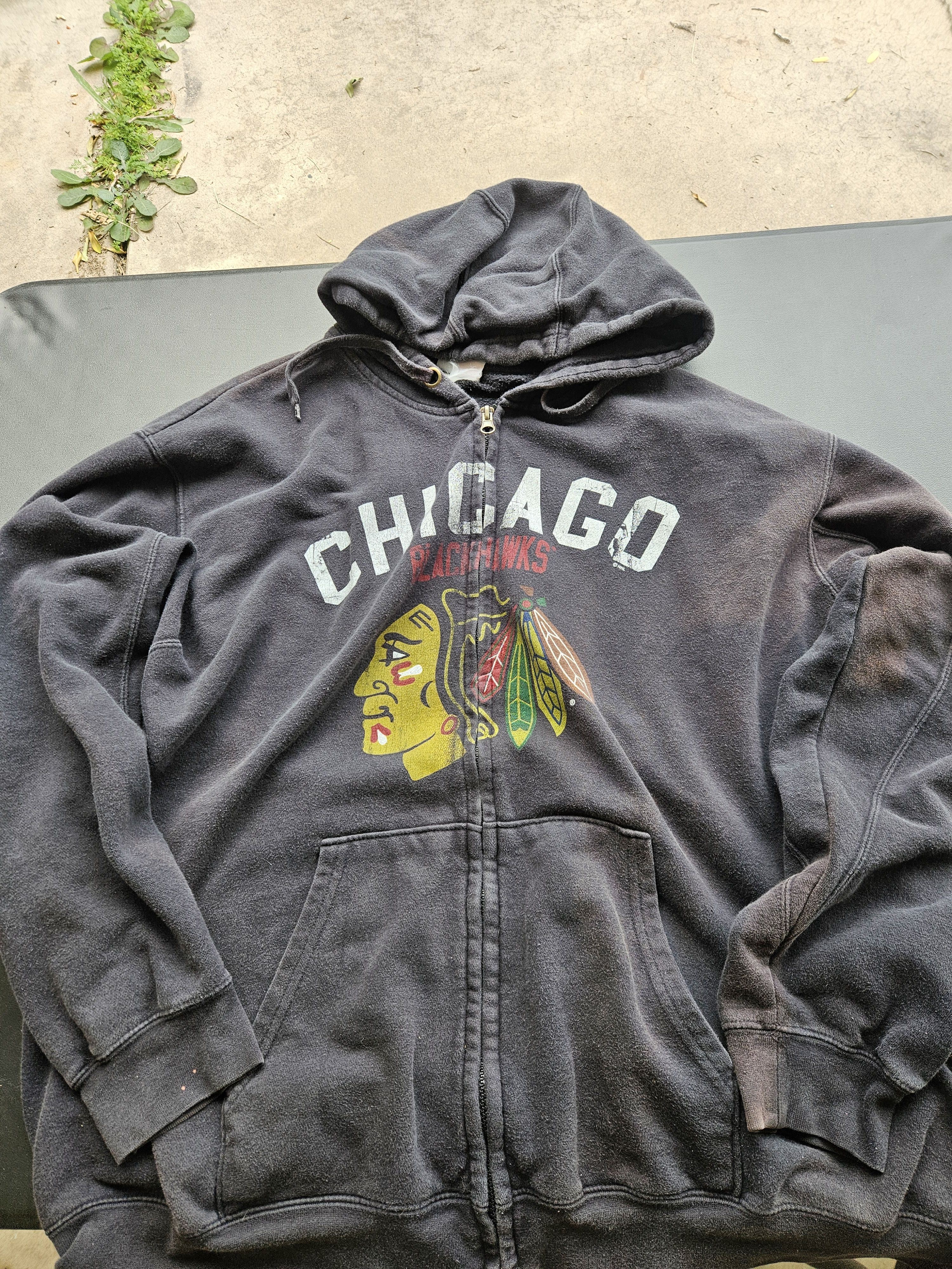Majestic Chicago Blackhawks Y2K NHL Majestic Full Zip-Up Hoodie Size US L / EU 52-54 / 3 - 1 Thumbnail