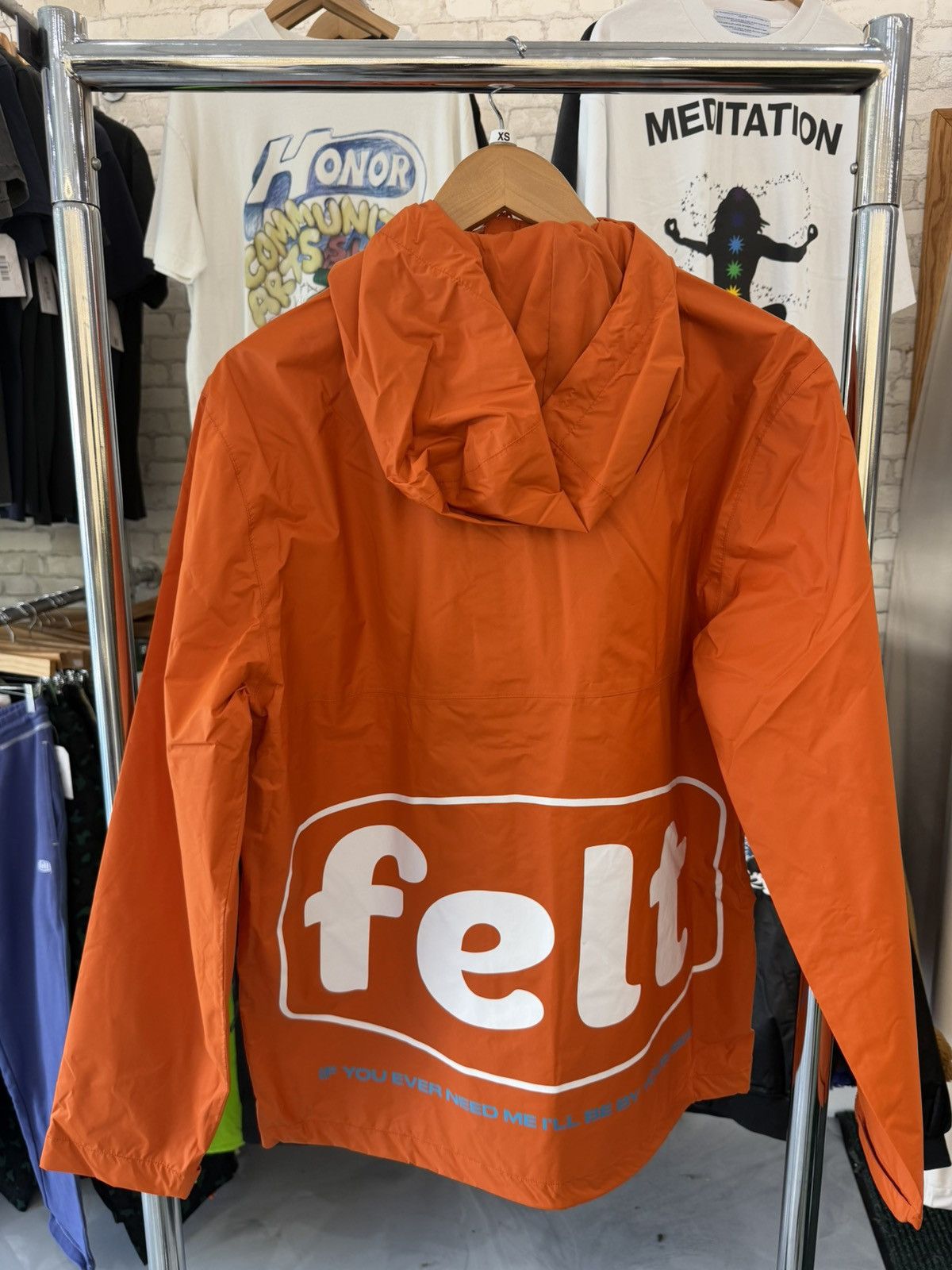 FELT FELT “Downpour” Orange Jacket Size US XS / EU 42 / 0 - 2 Thumbnail