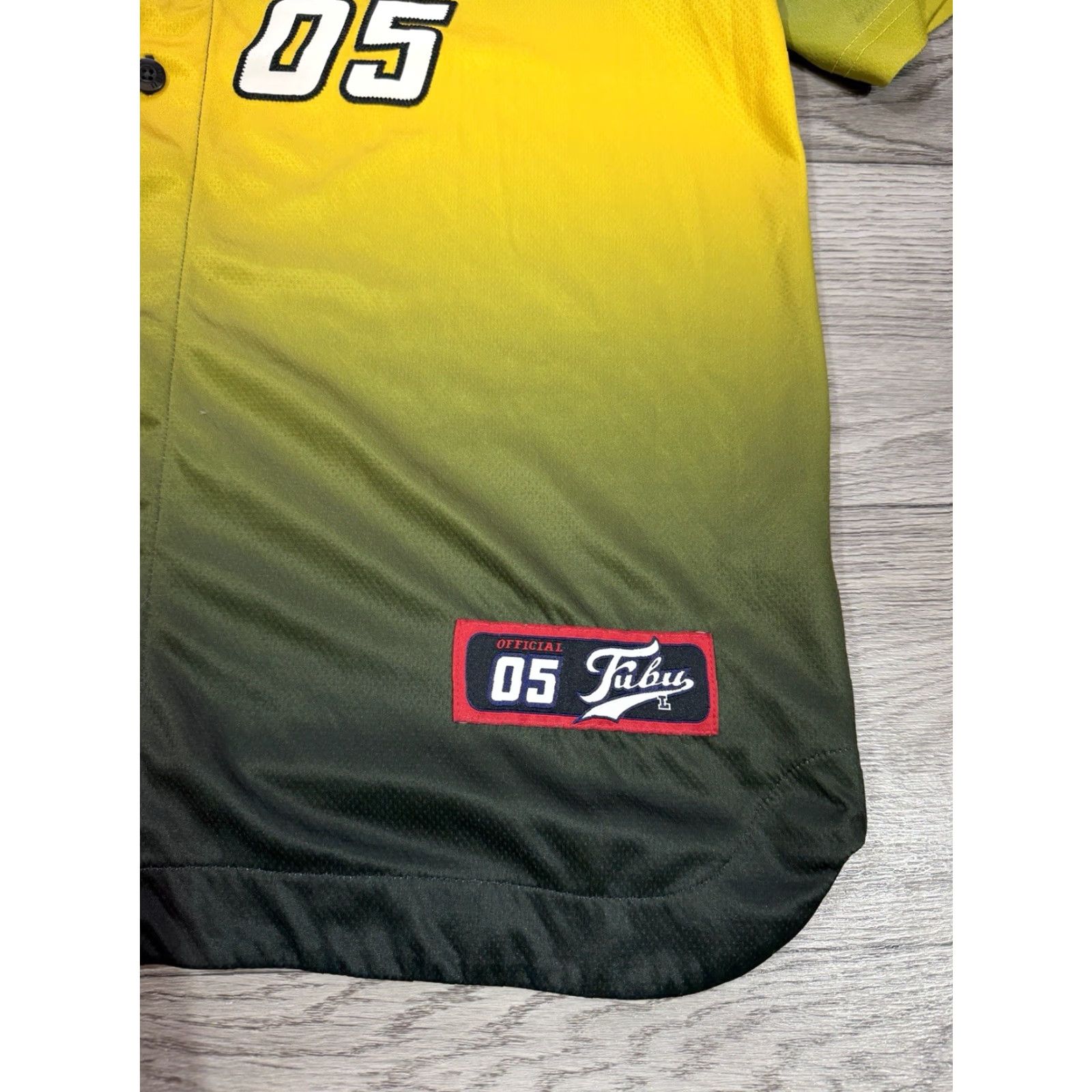 Fubu Fubu Multicolor Baseball Jersey Shirt Hip Hop Y2K L Mens Shirt Size US L / EU 52-54 / 3 - 3 Thumbnail