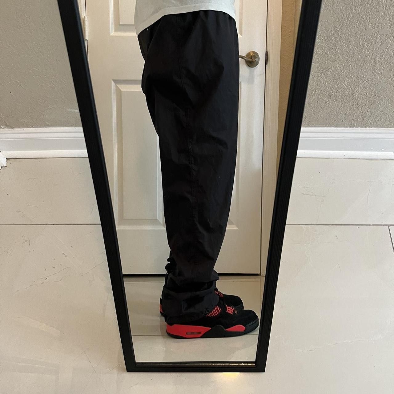 Vintage Vintage 2000s/Y2K Baggy Black Essential Track pants! Size US 34 / EU 50 - 2 Thumbnail
